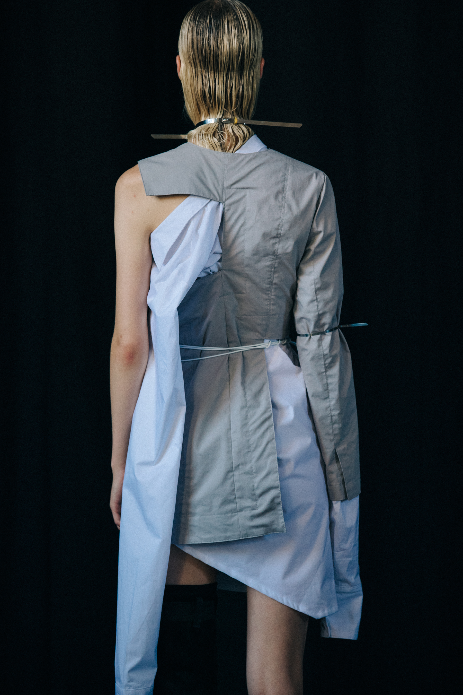 Nana Skovgard Andersen backstage at Heliot Emil