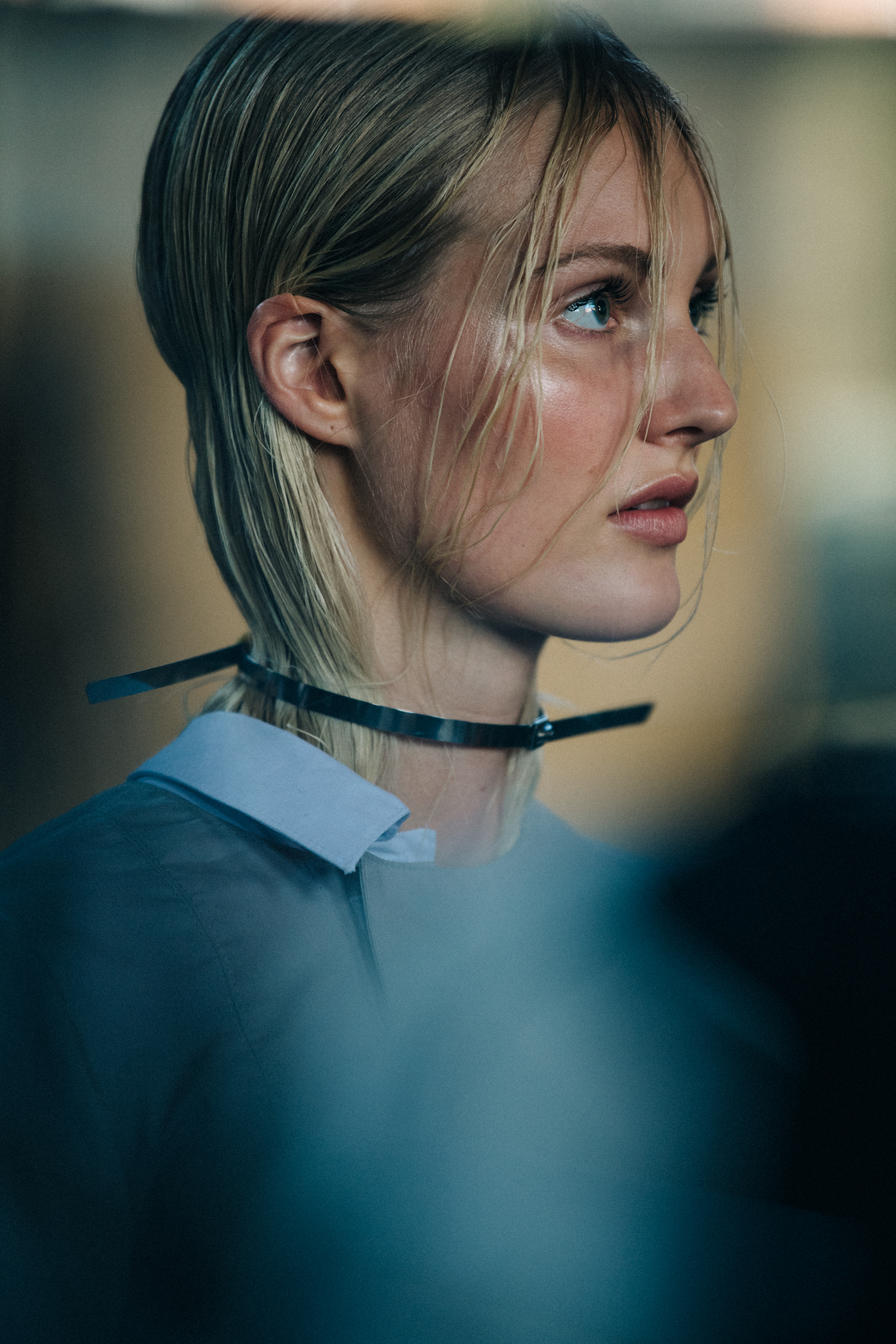 Nana Skovgard Andersen backstage at Heliot Emil