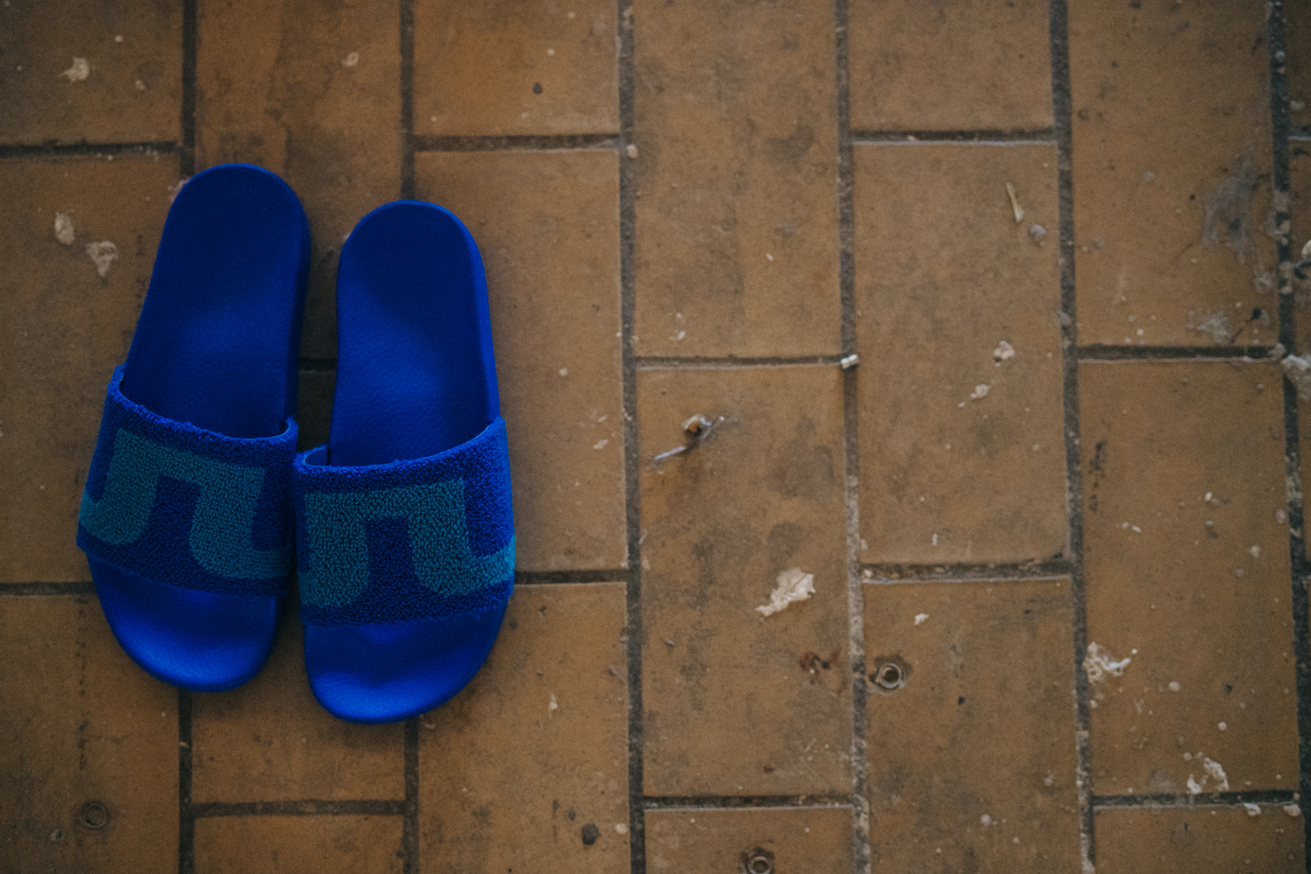 Footwear backstage at J Lindeberg