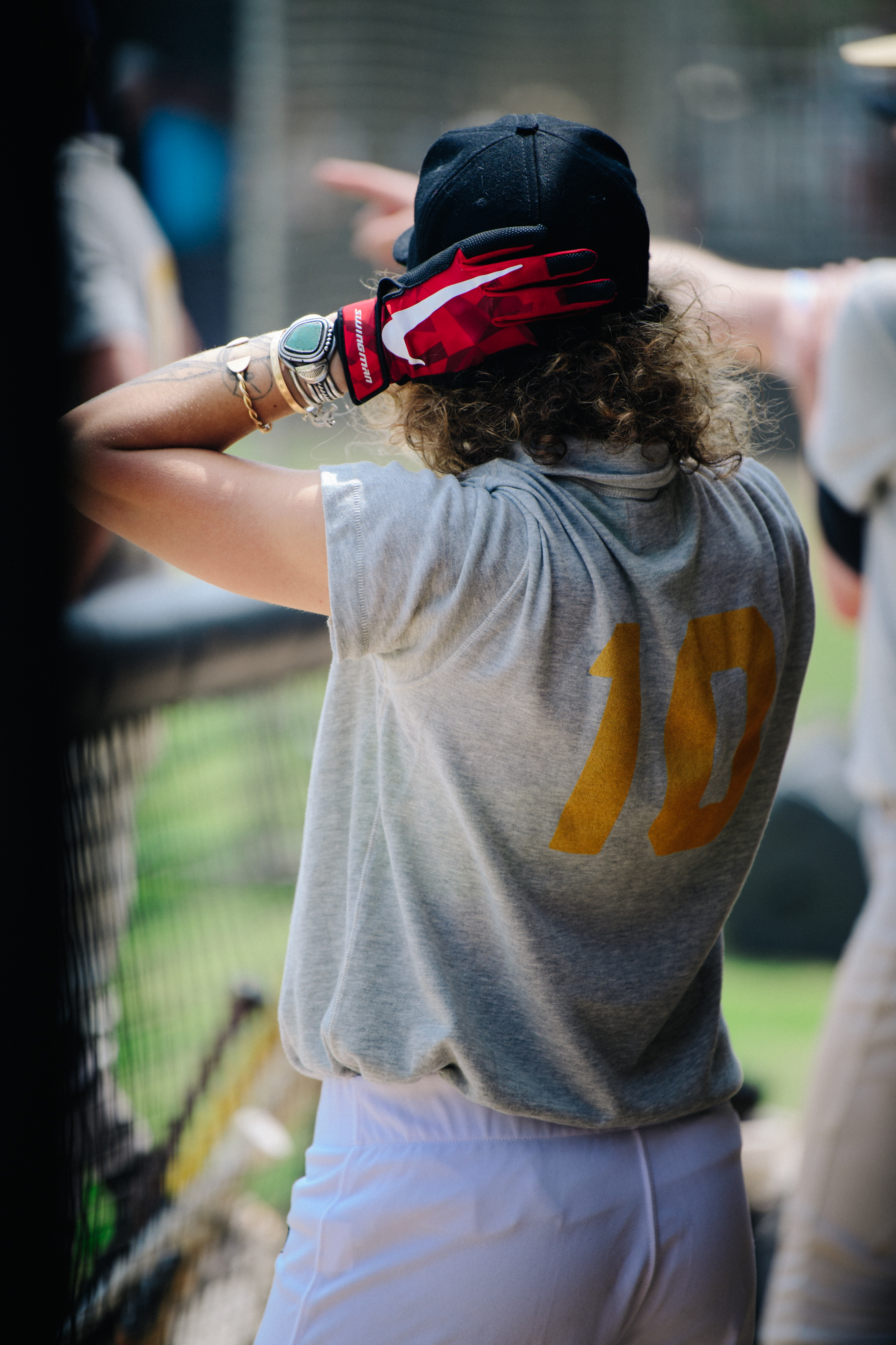 Baseball players at Billy Reid Shindig 10