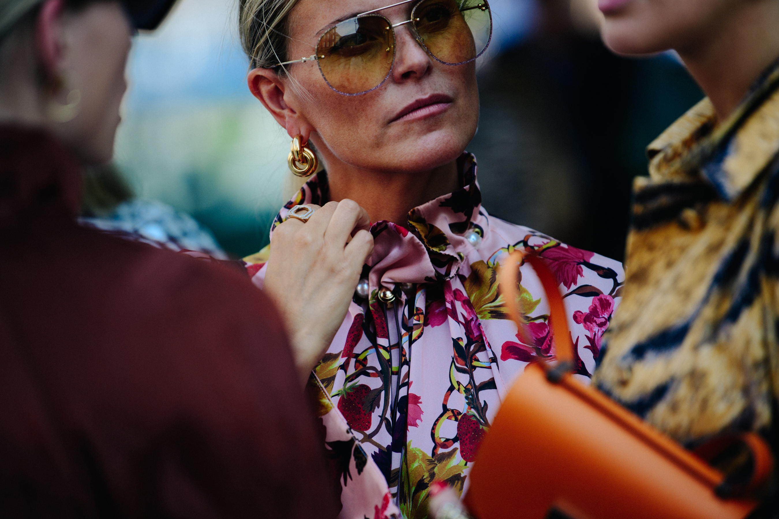 Norwegian blogger wearing floral dress