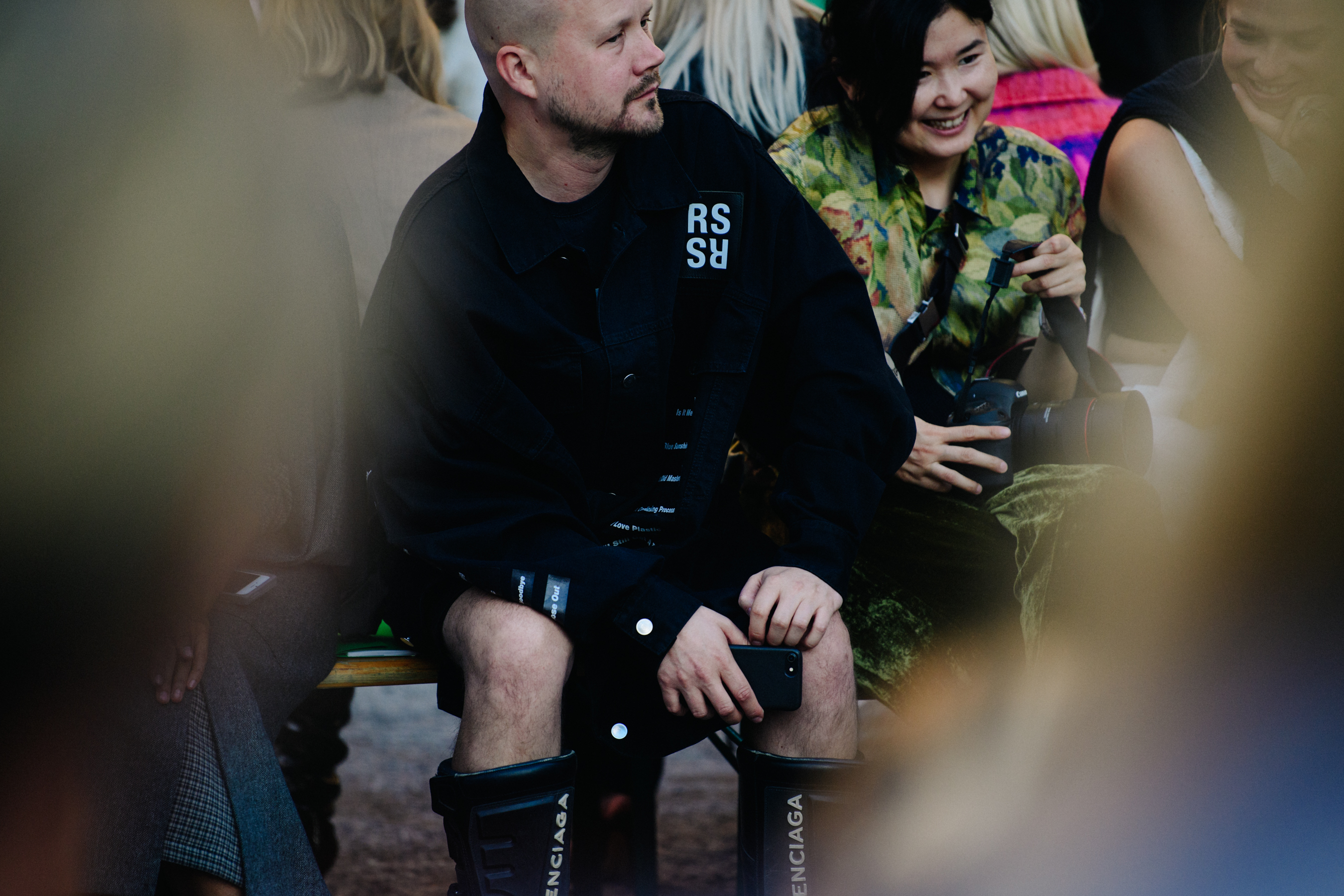 Man wearing black shirt