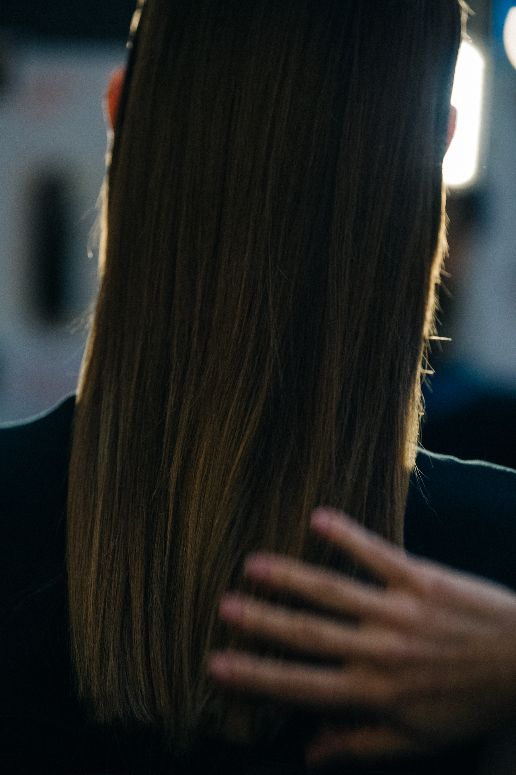 Emma Oak backstage at Freya Dalsjo