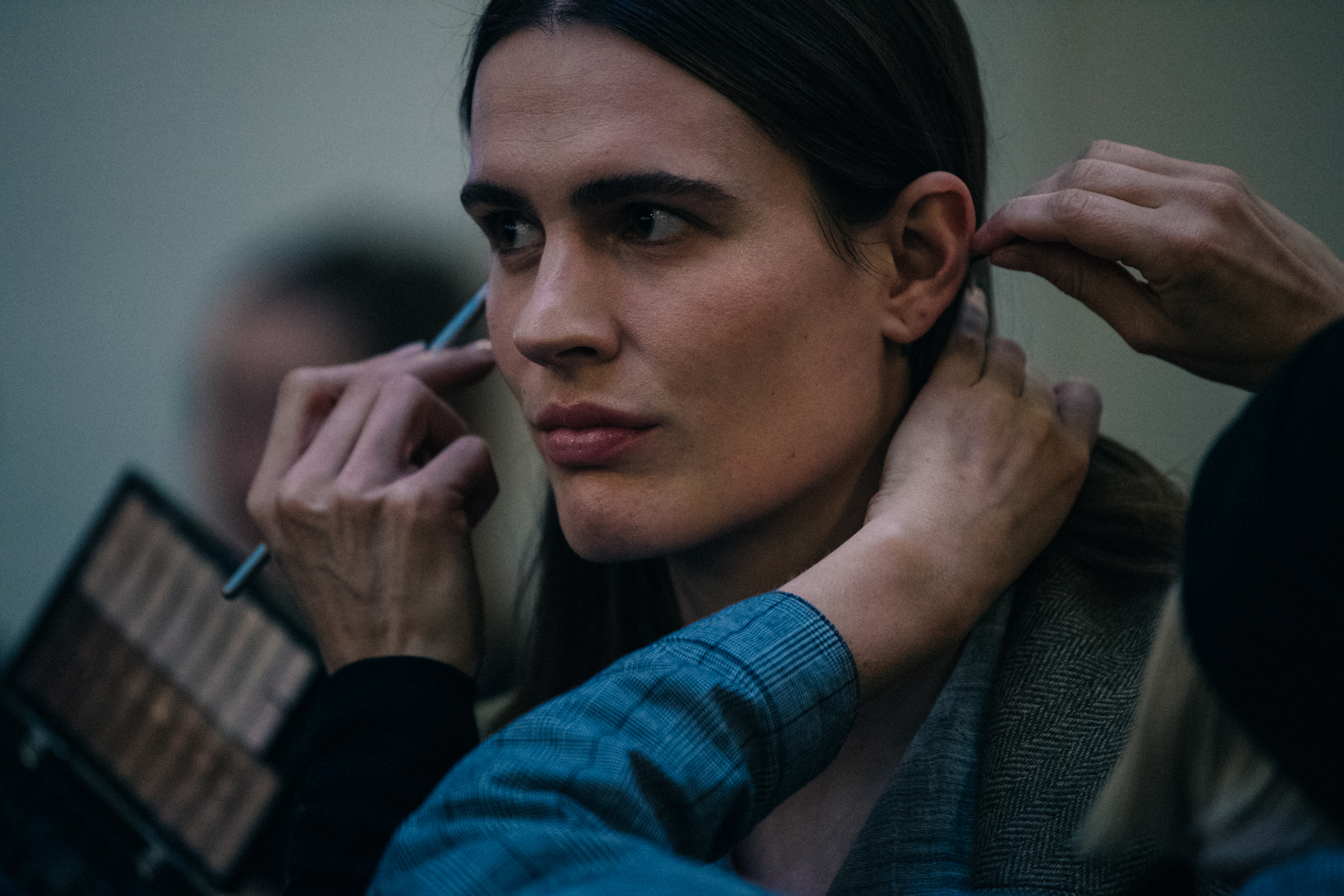 Julie Julier Krue Bugge backstage at Freya Dalsjo