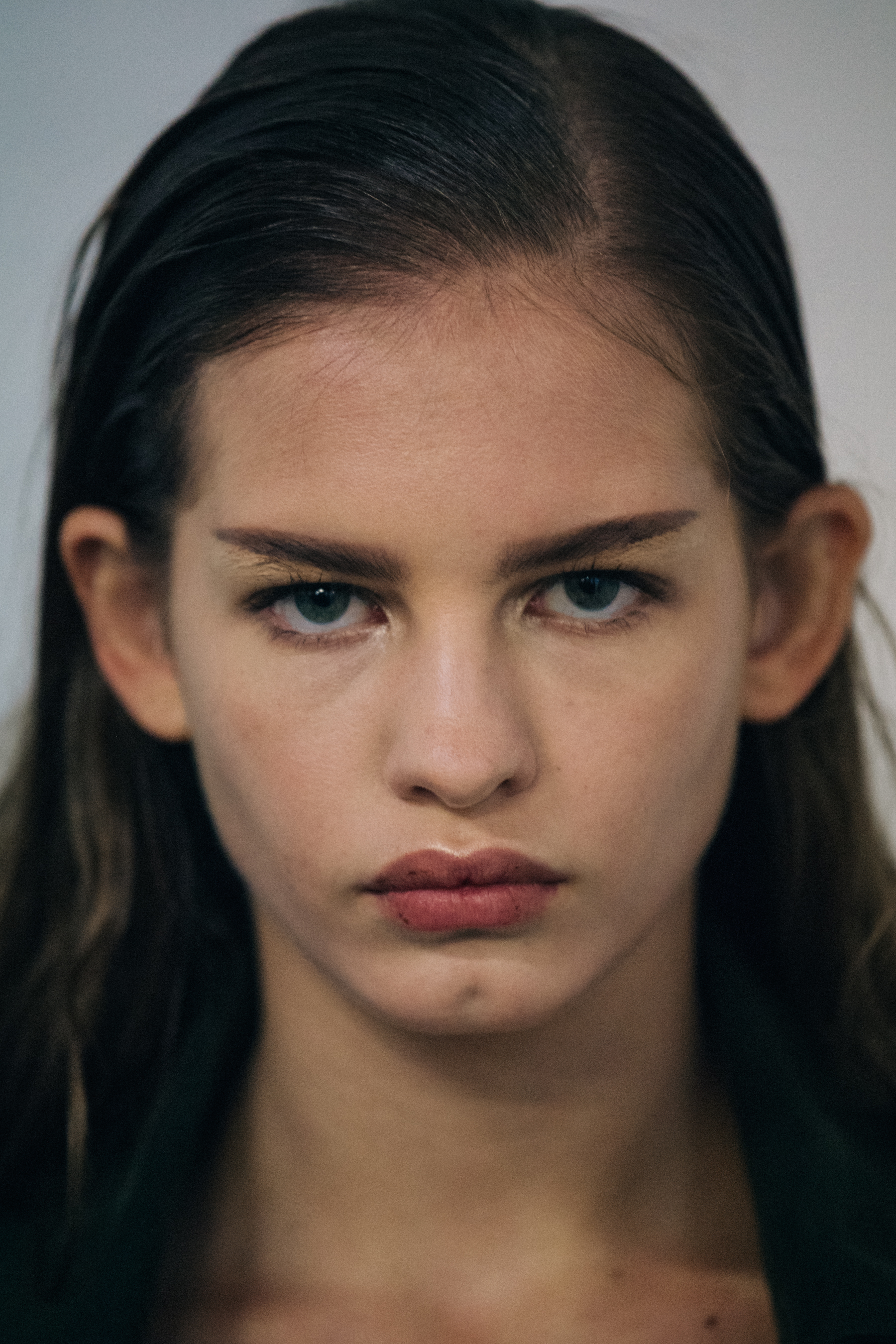 Portrait of Ansolet Rossouw at Olivier Theyskens