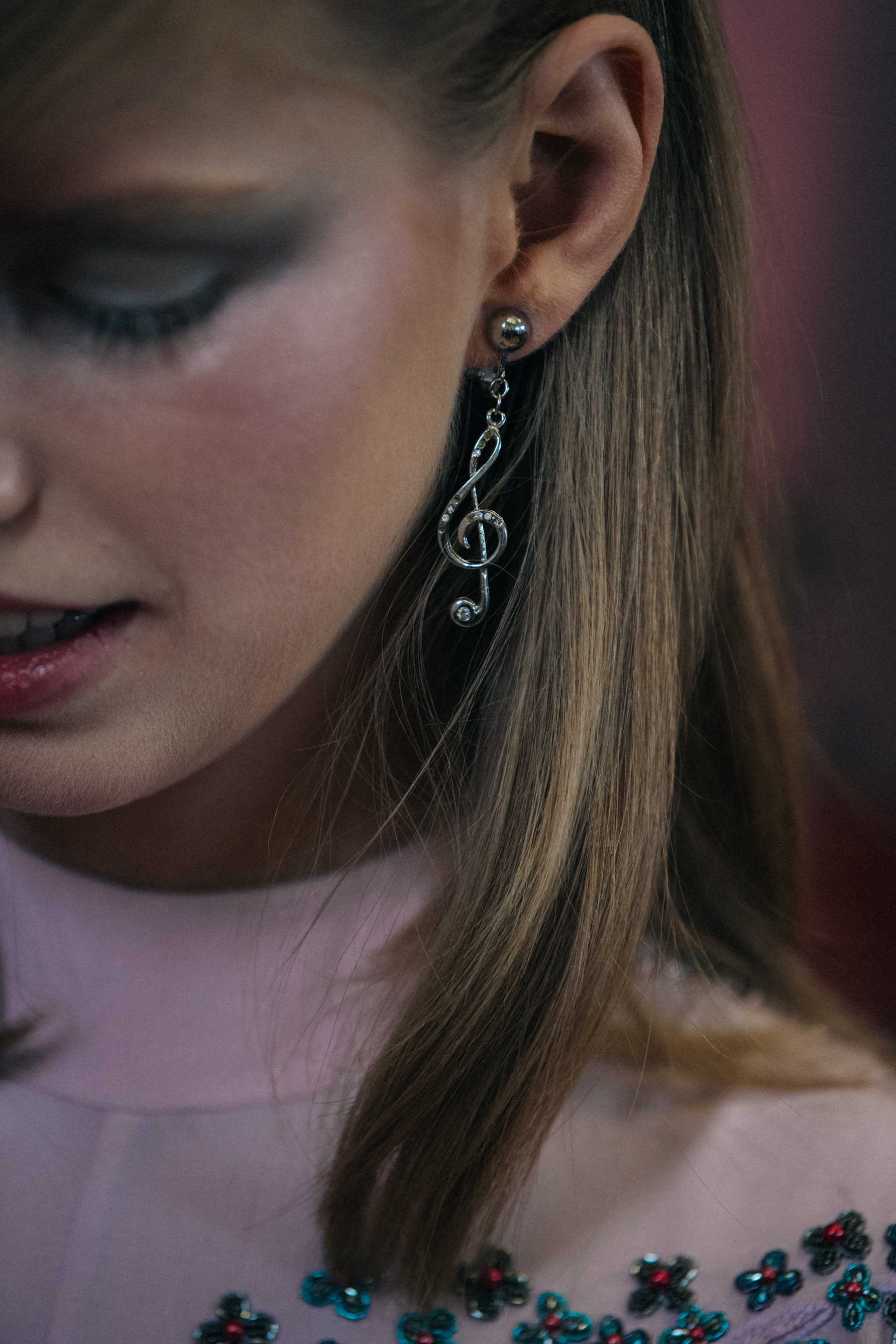 Lulu Leika Ravn Liep backstage at Stine Goya