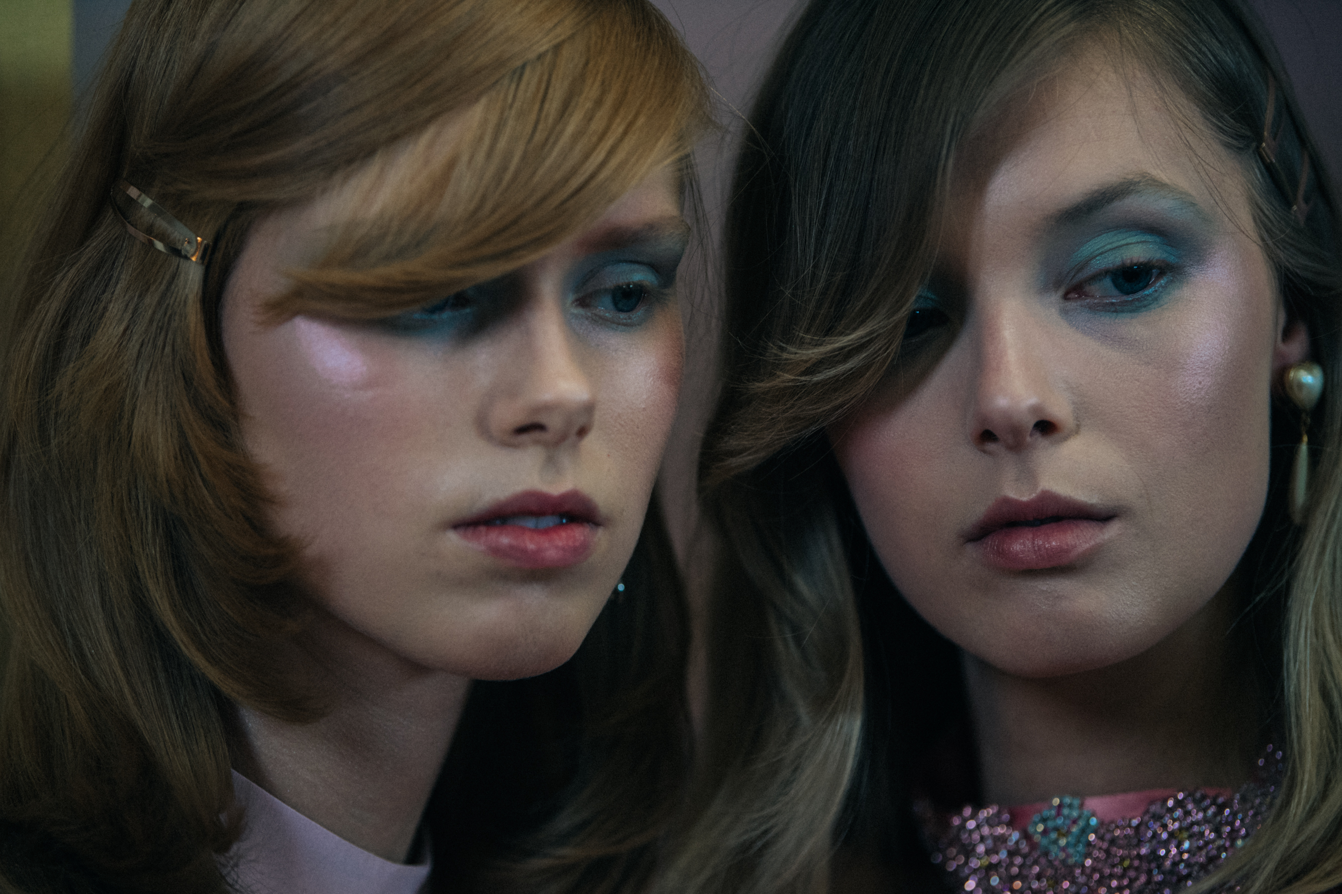 Two models wearing pink at Stine Goya