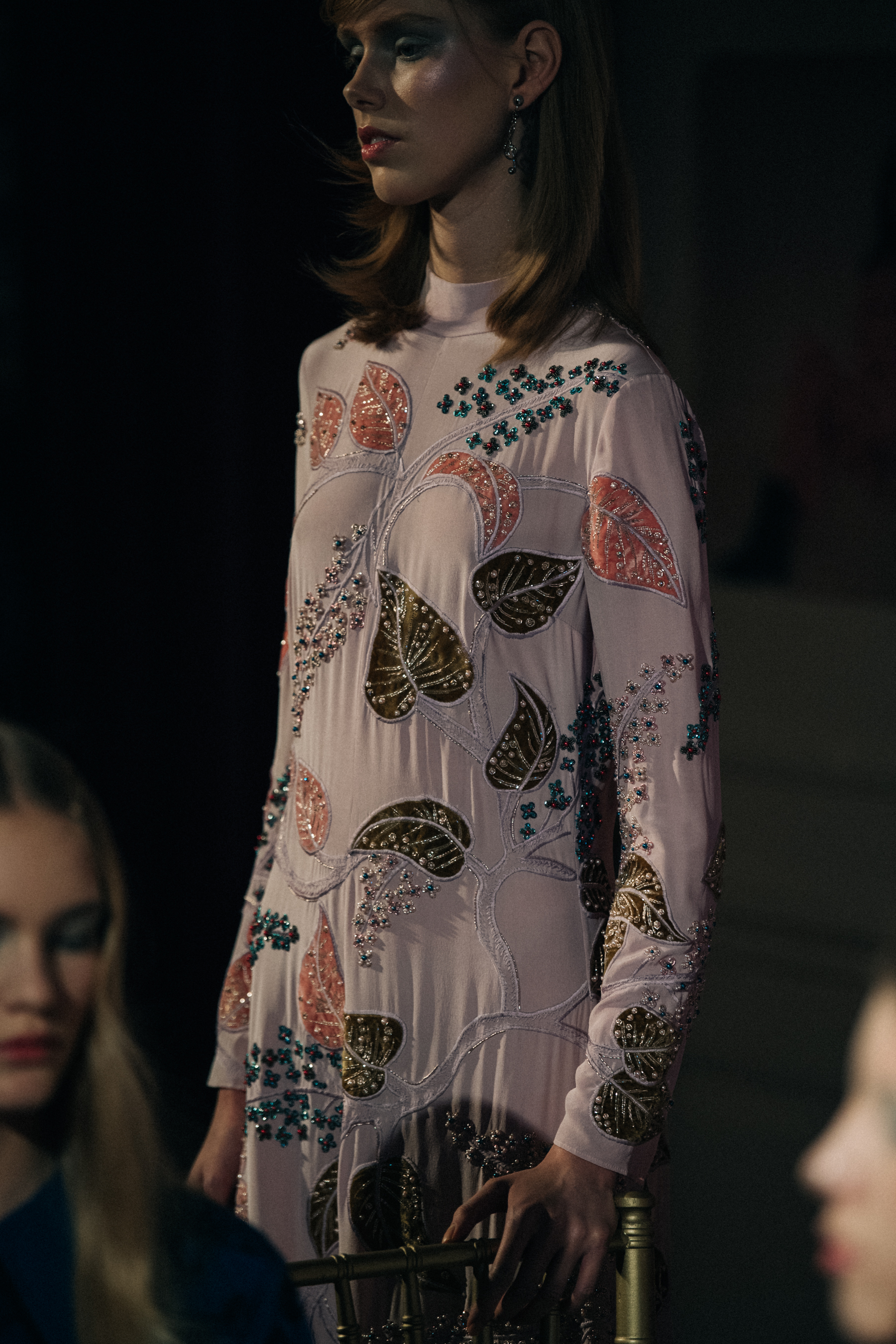 Lulu Leika Ravn Liep backstage at Stine Goya
