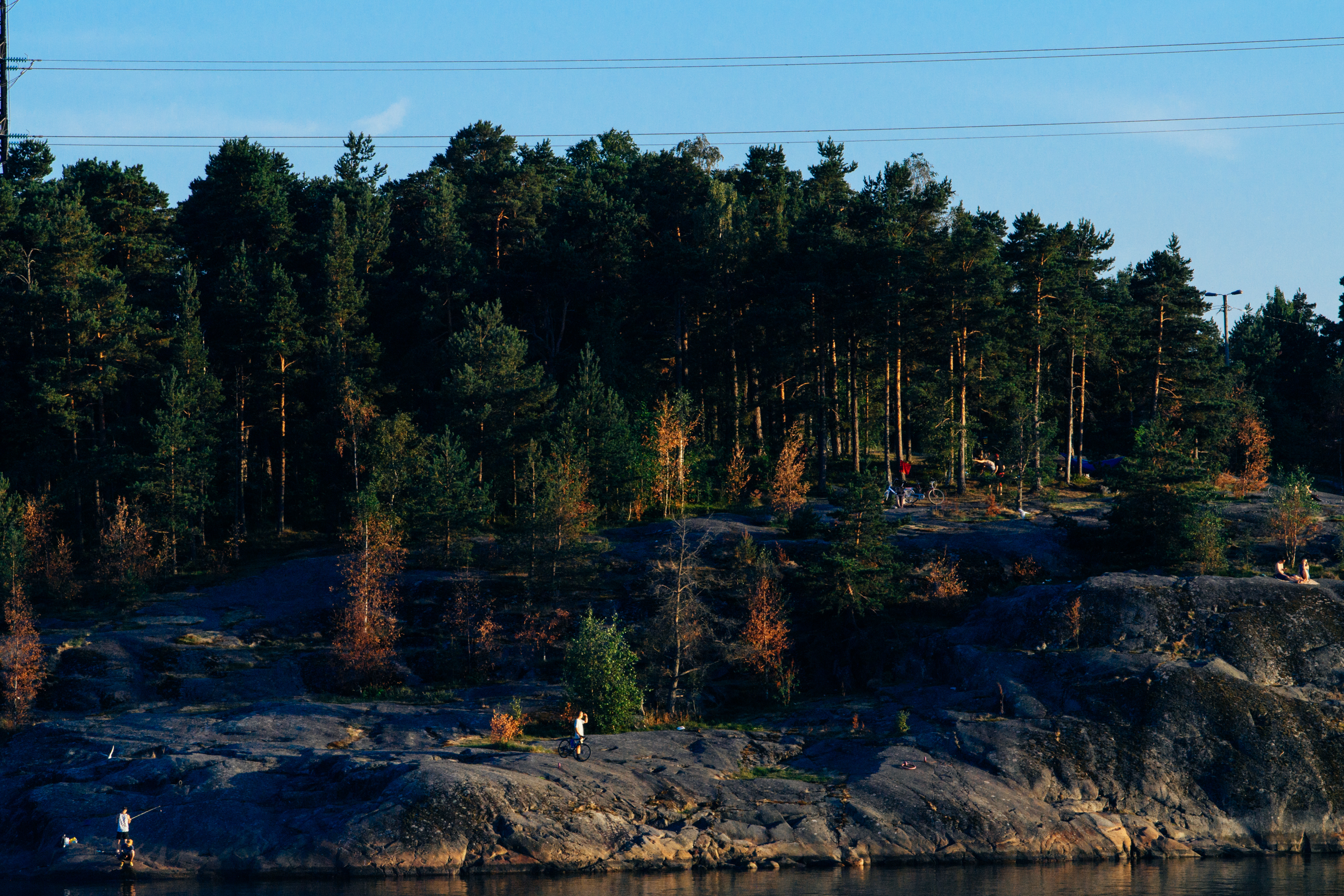 Grassy hill in Helsinki