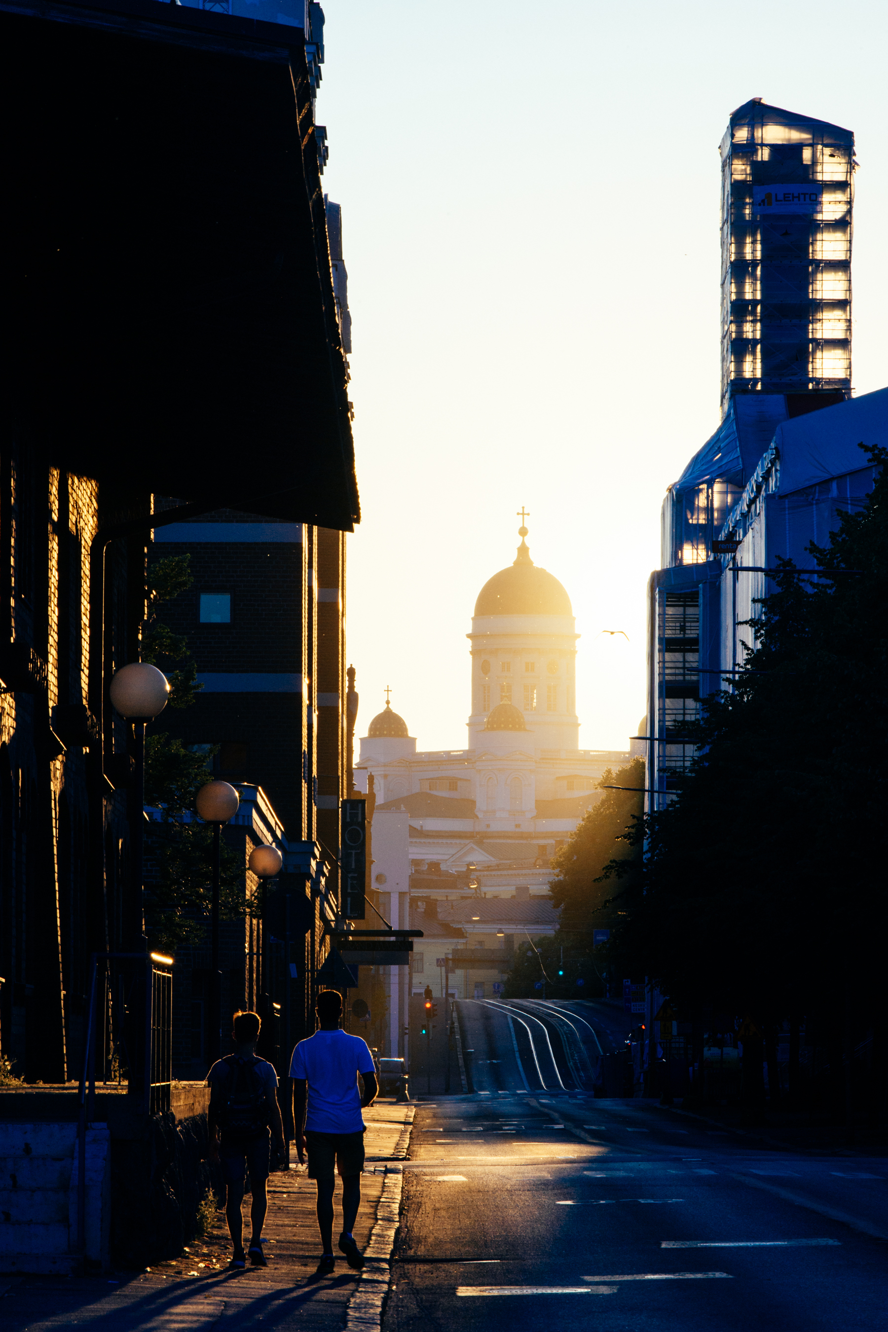 Helsinki Cathedral at Sunset