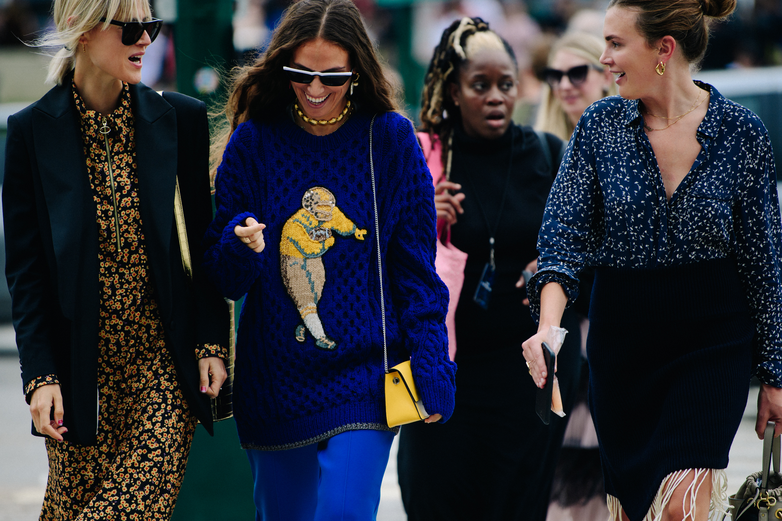 Group of women wearing stylish outfits