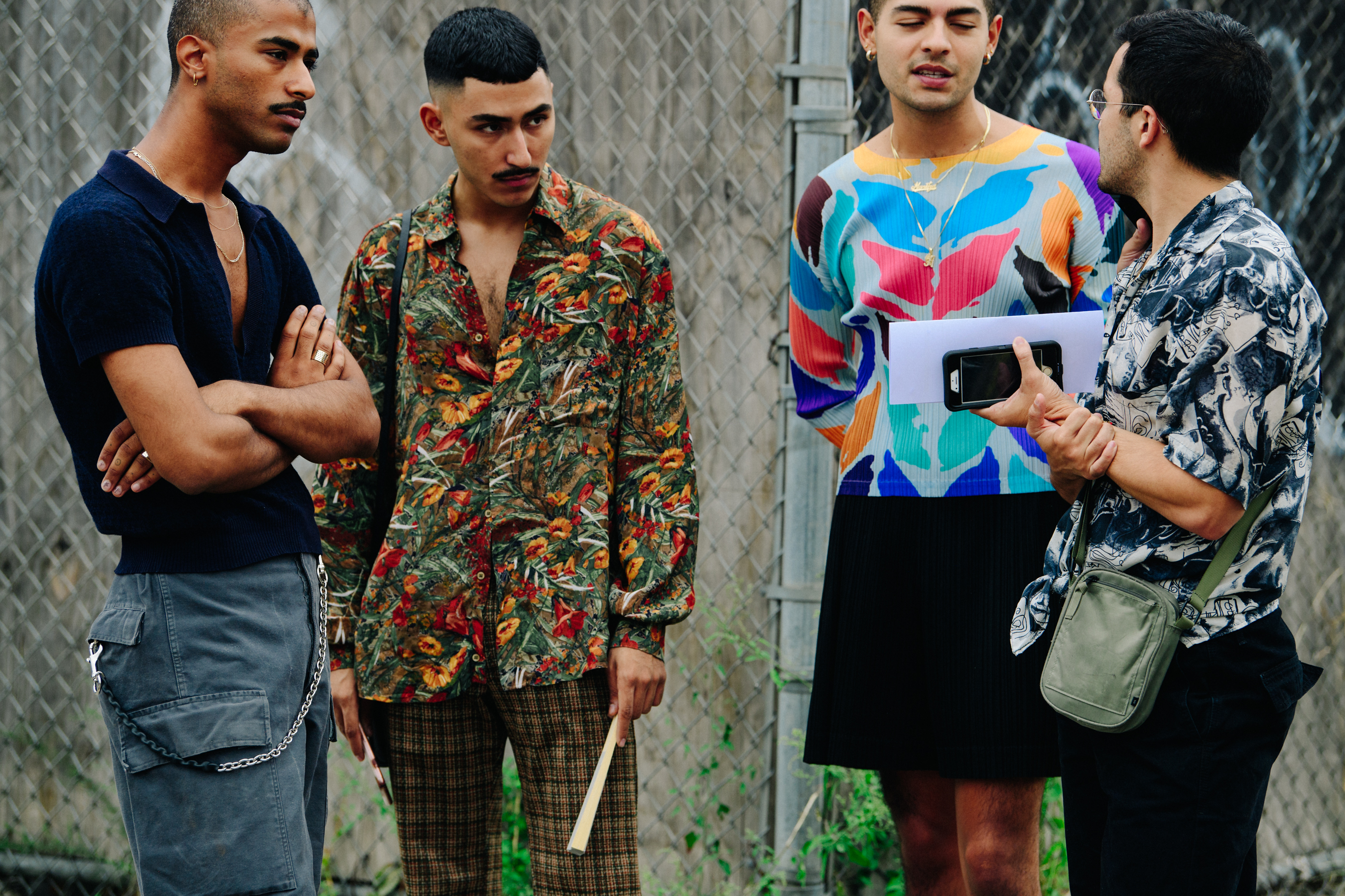 Group of very stylish men