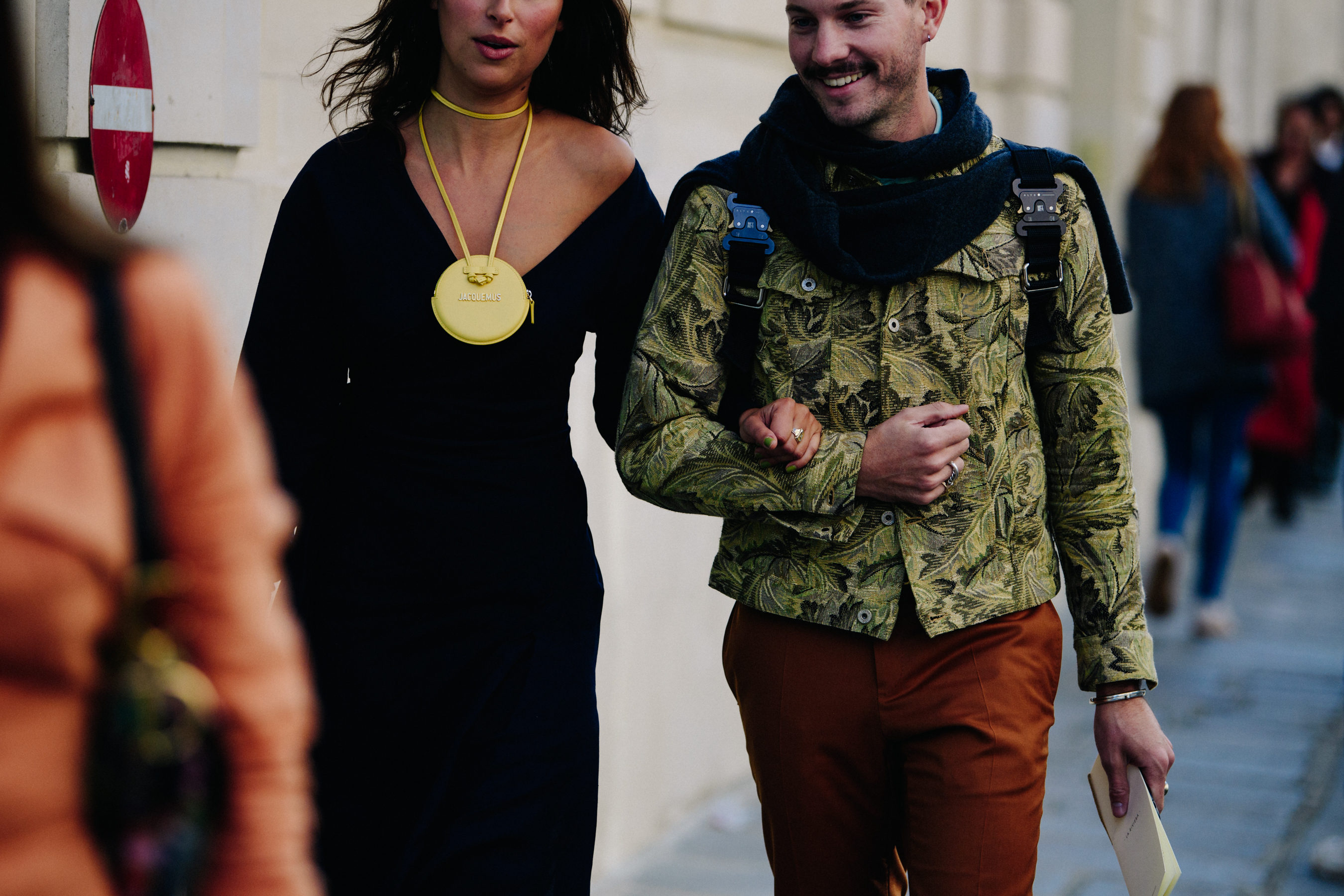 Couple wearing stylish outfits