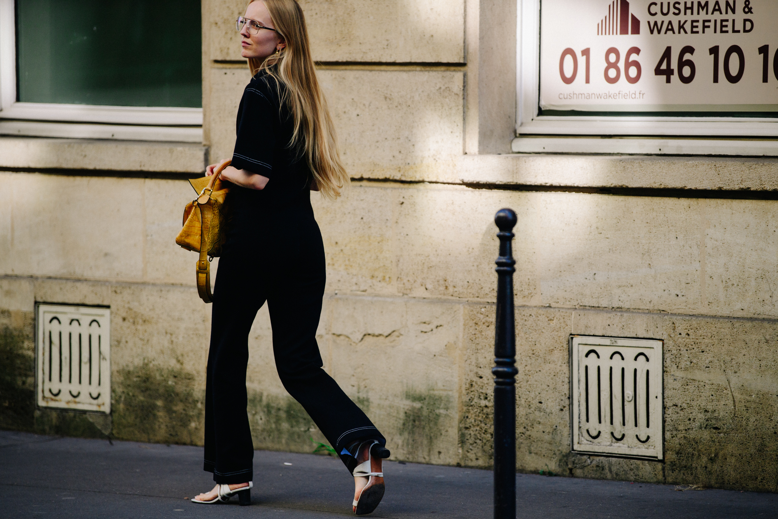 Danish woman wearing dark one piece