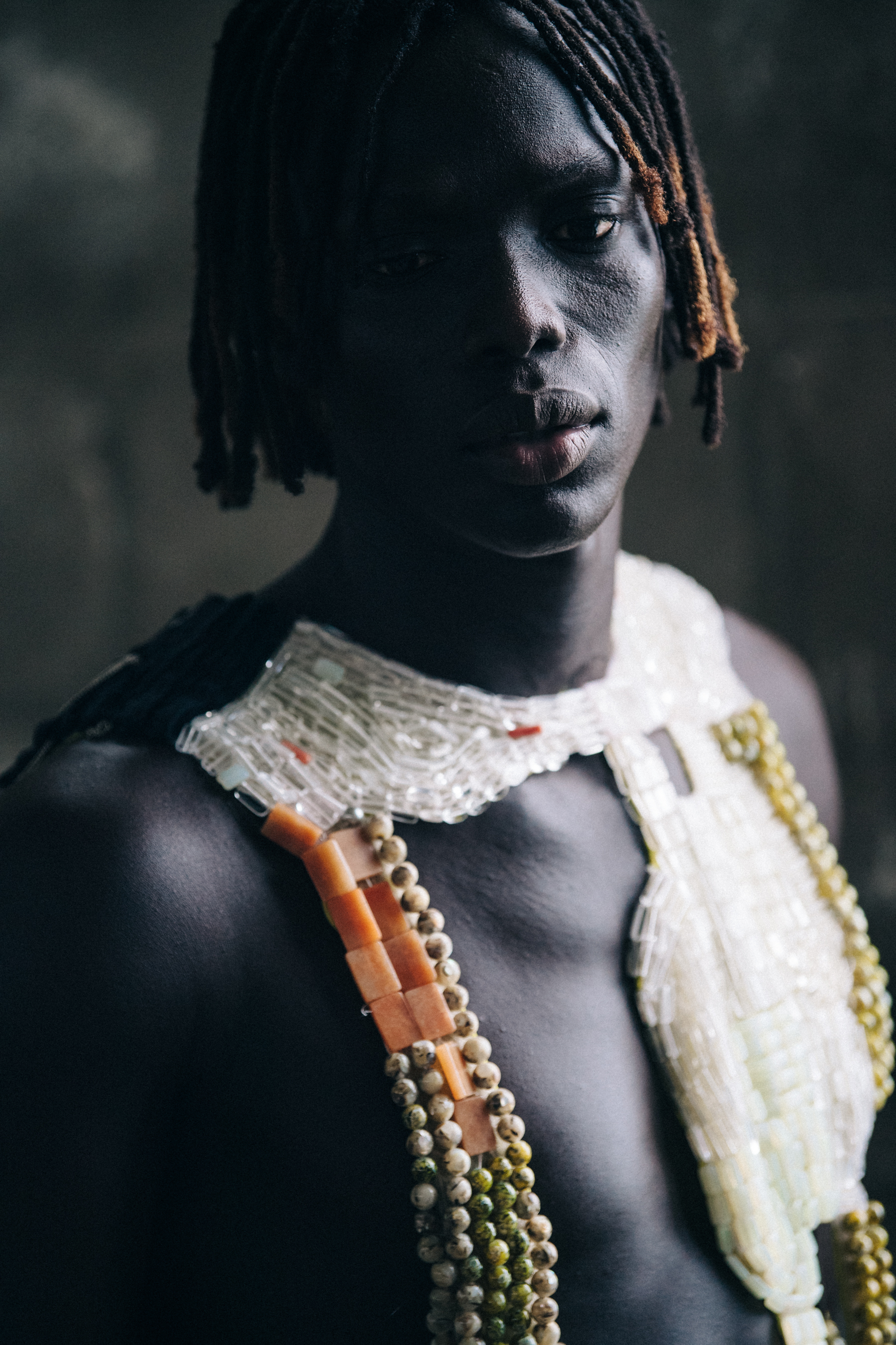 Prince backstage at Eckhaus Latta