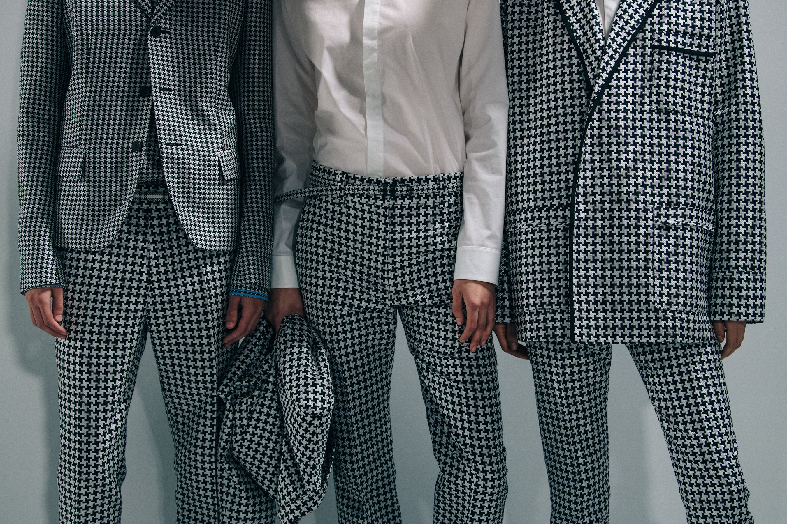 Sora Choi backstage at Haider Ackermann