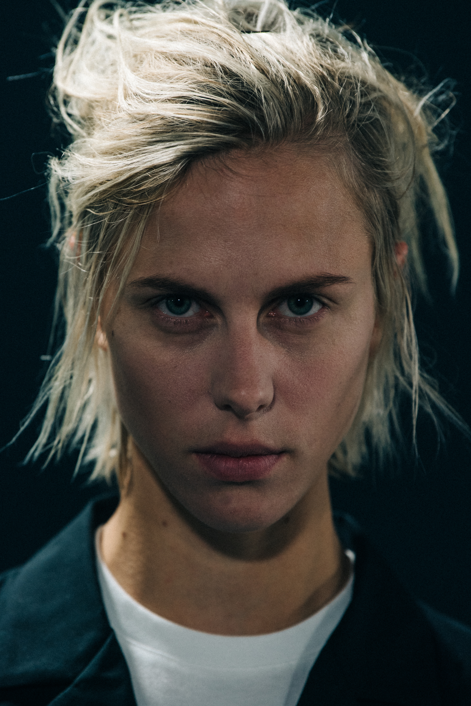 Talis Kyra backstage at Haider Ackermann