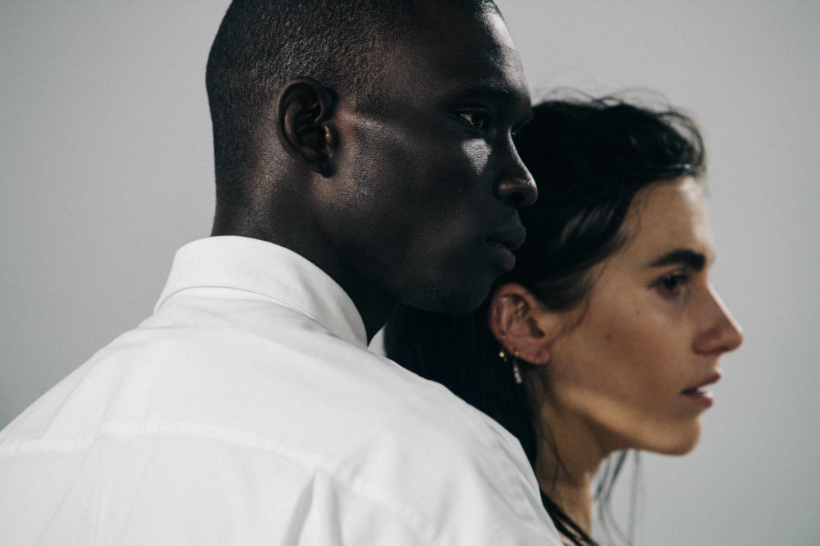Fernando Cabral backstage at Haider Ackermann