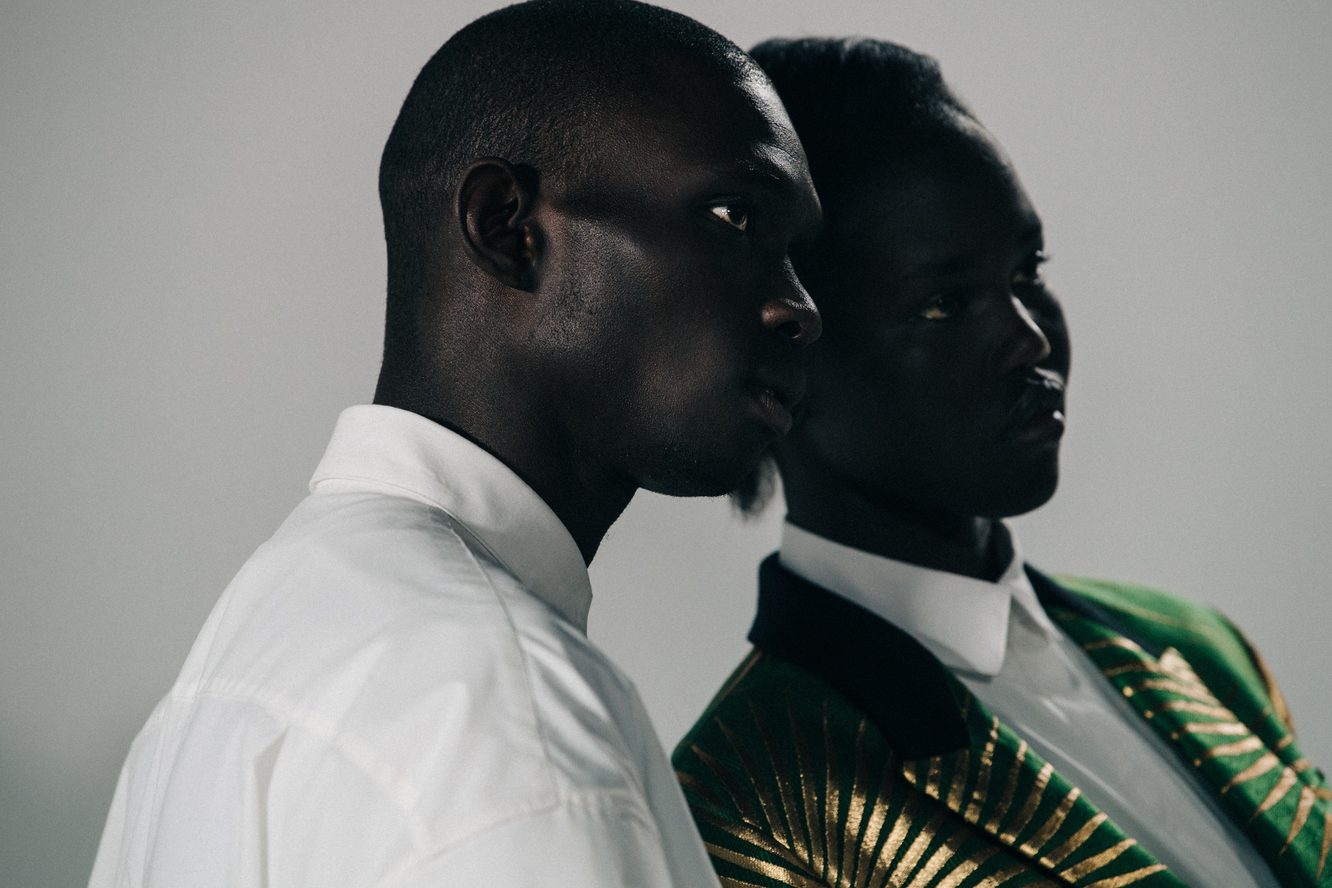Fernando Cabral backstage at Haider Ackermann