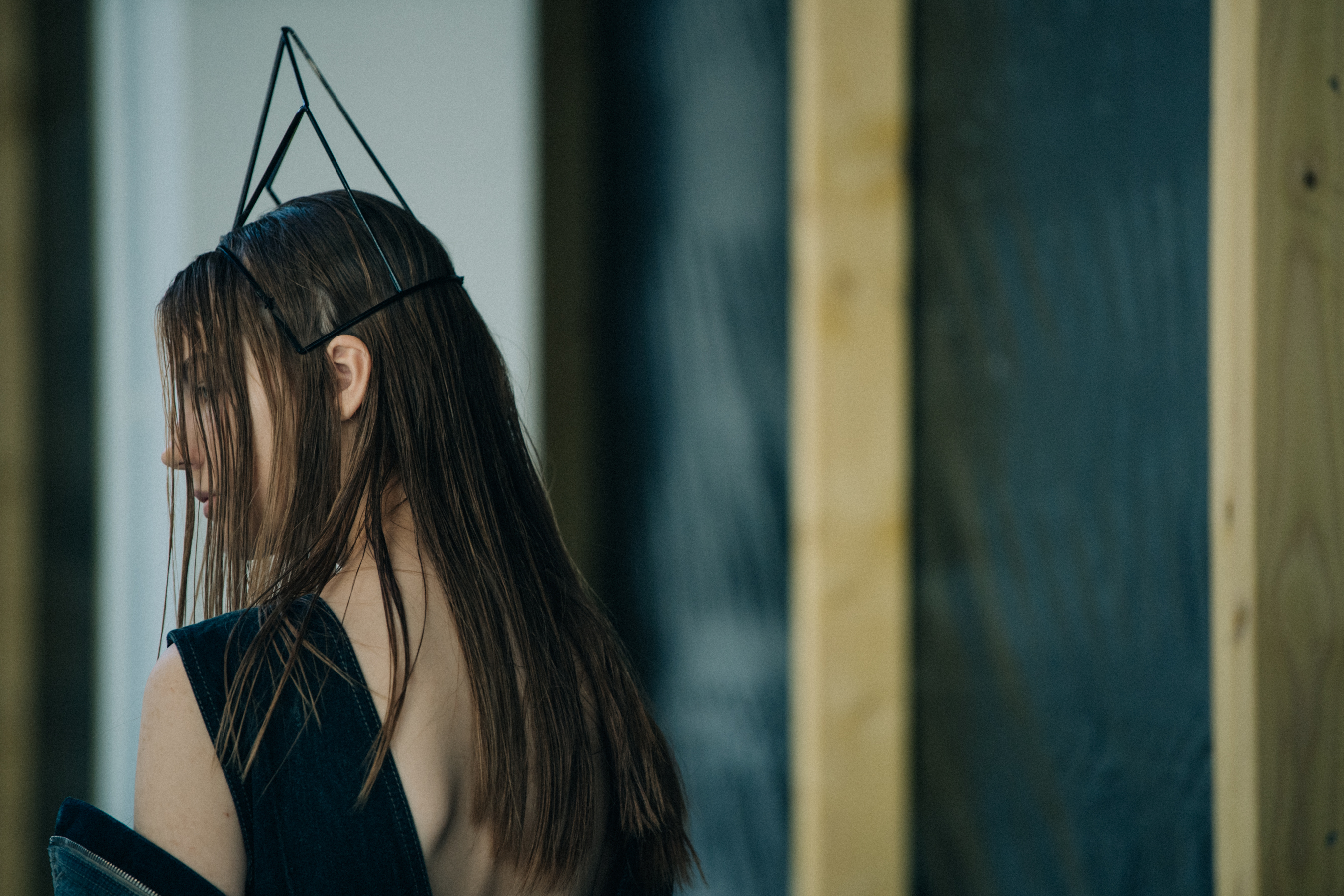 Models wearing black Rick Owens outfits