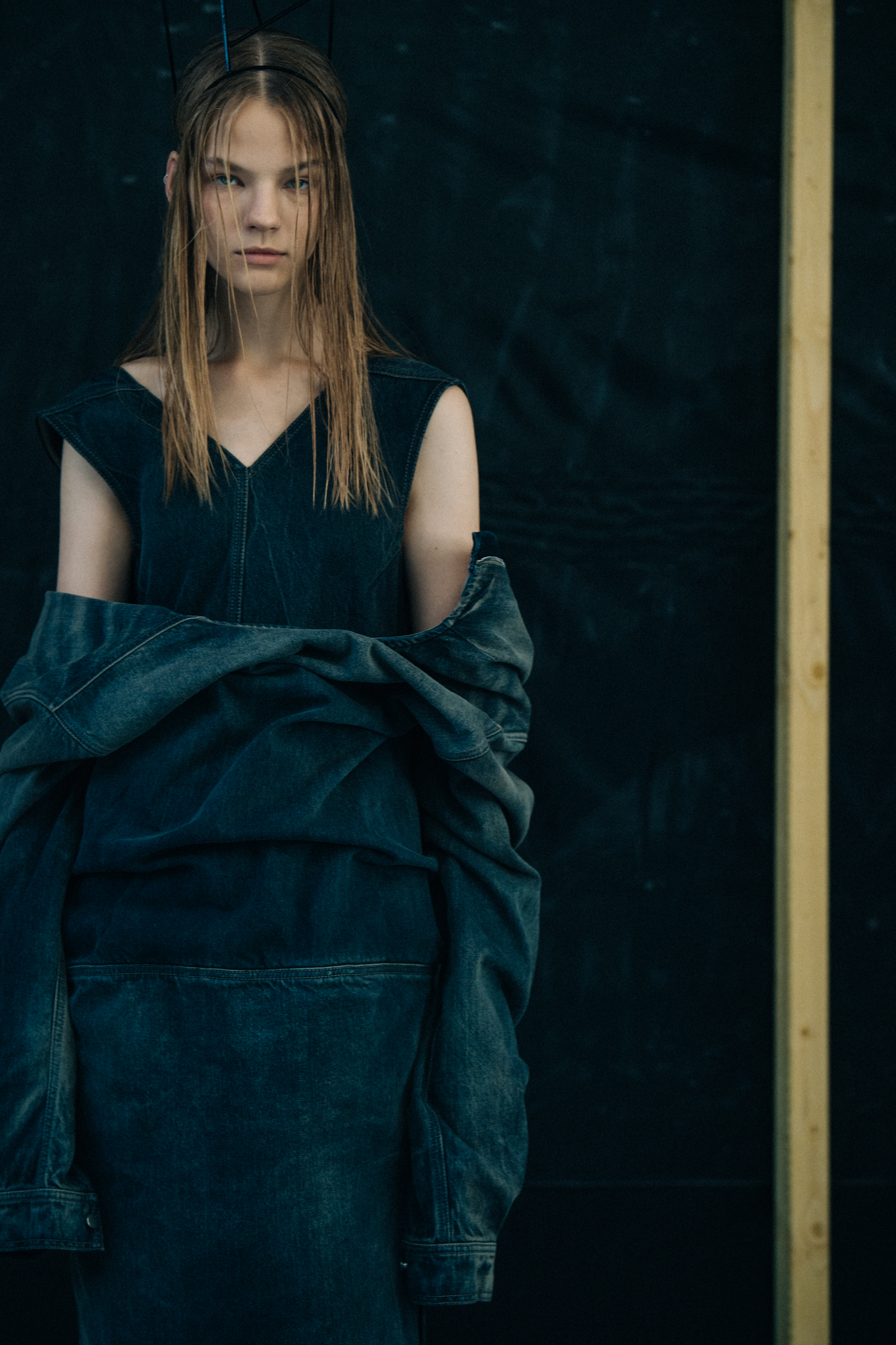 Models wearing black Rick Owens outfits