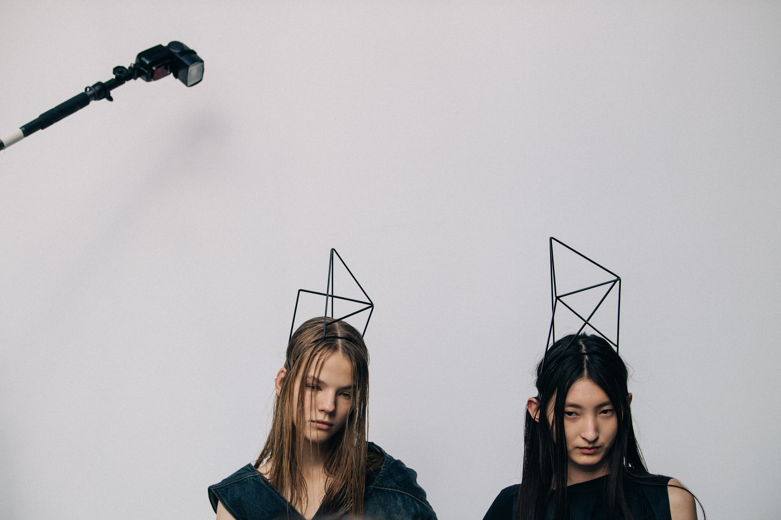 Models wearing black Rick Owens outfits