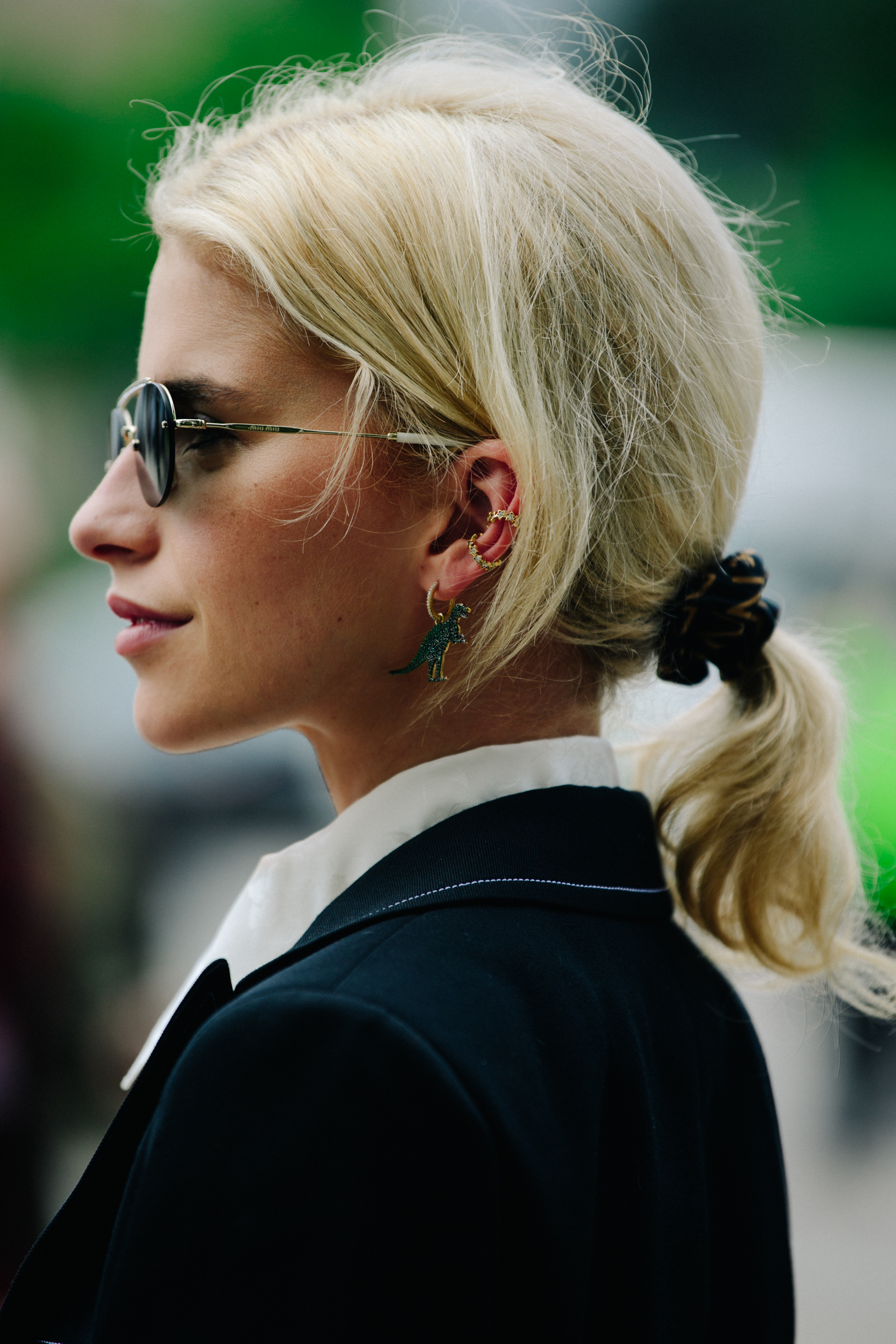 German blogger wearing sunglasses