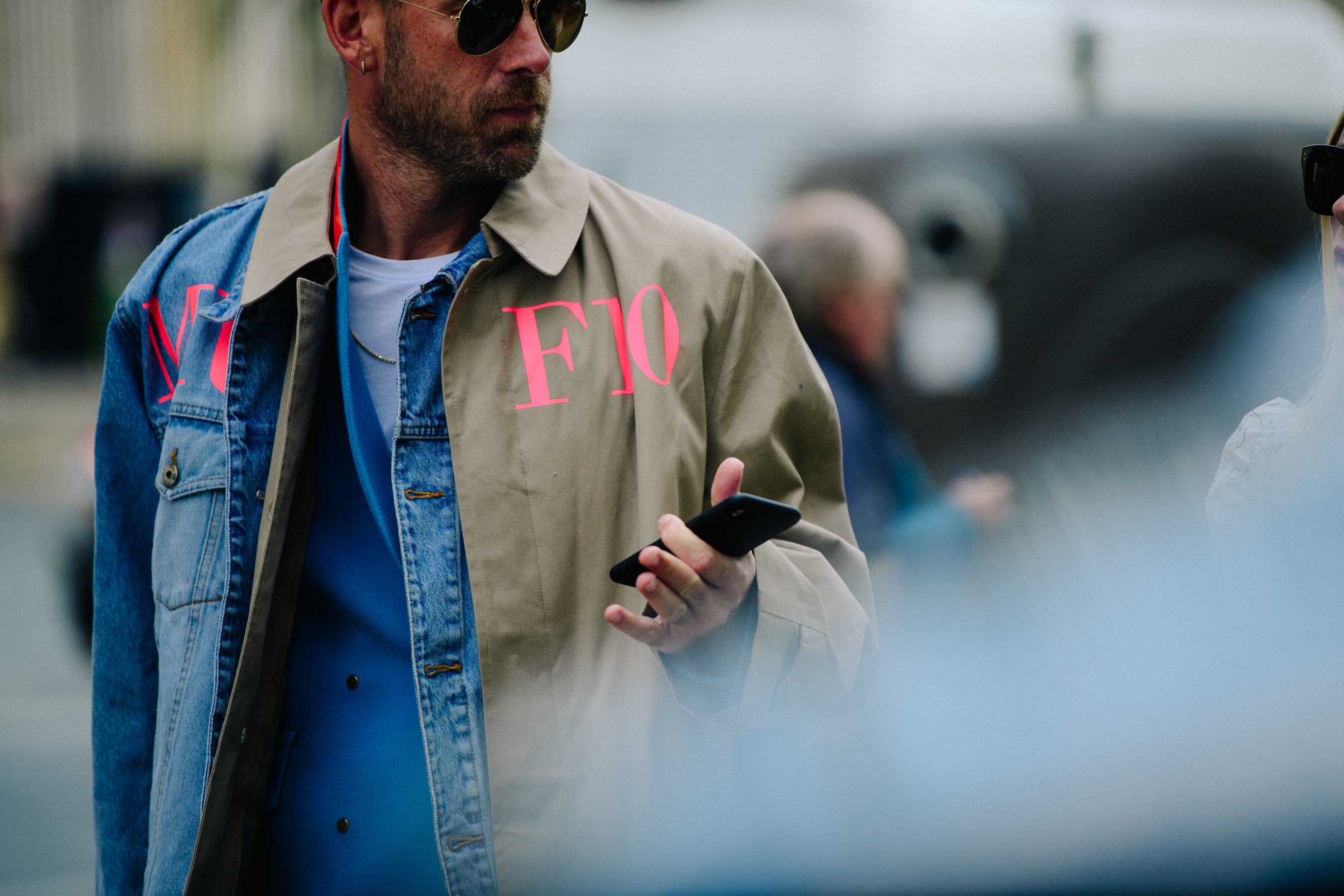 Danish man wearing MUF10 coat