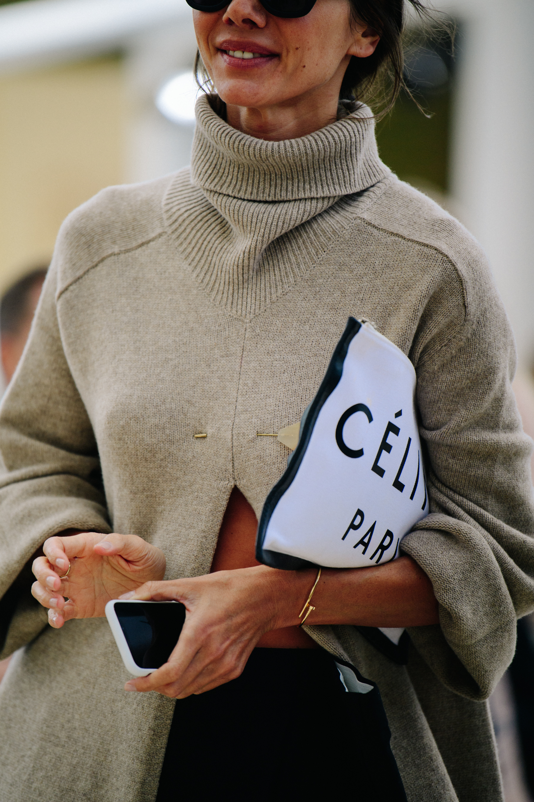 Woman carrying Celine bag
