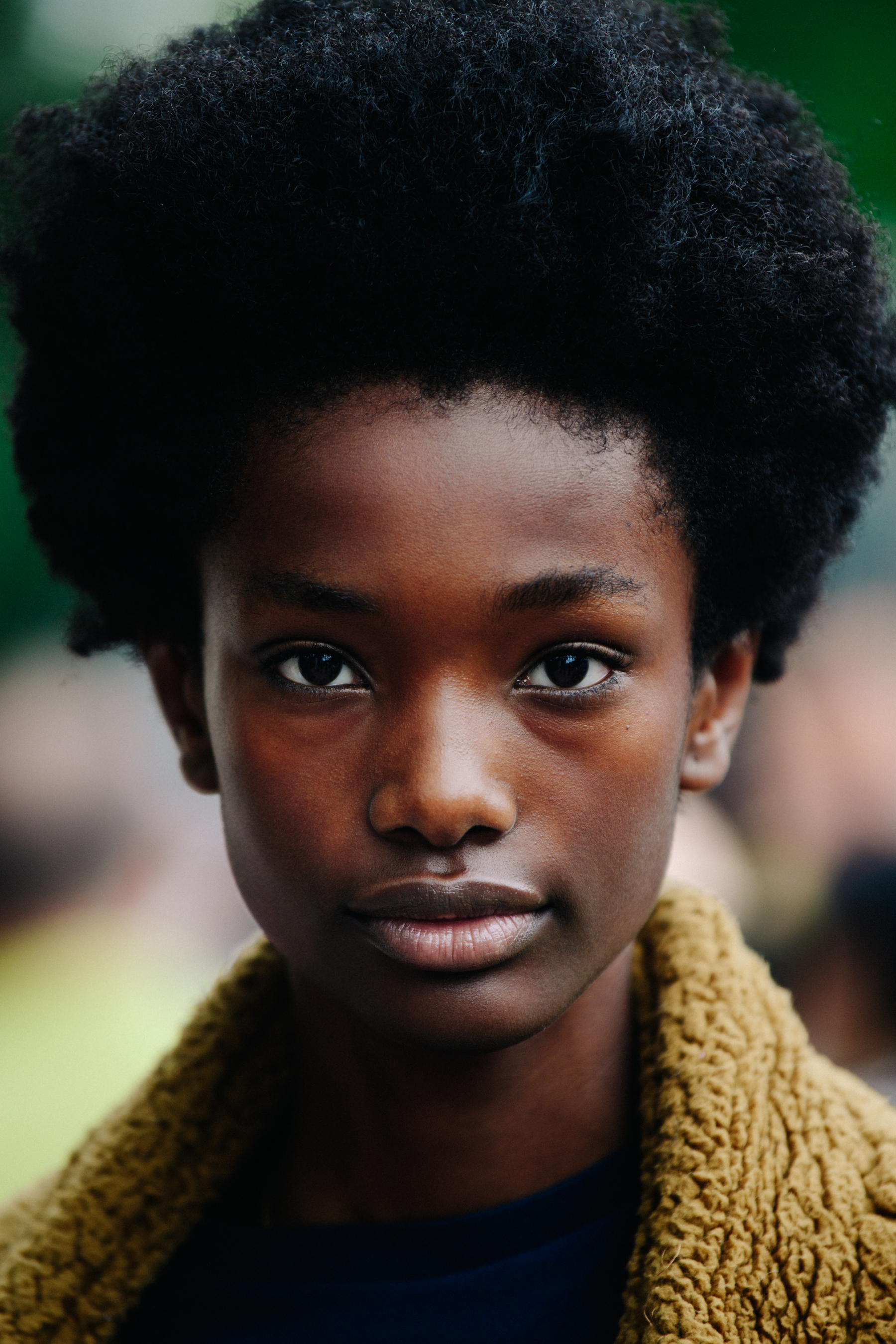 Portrait of African model