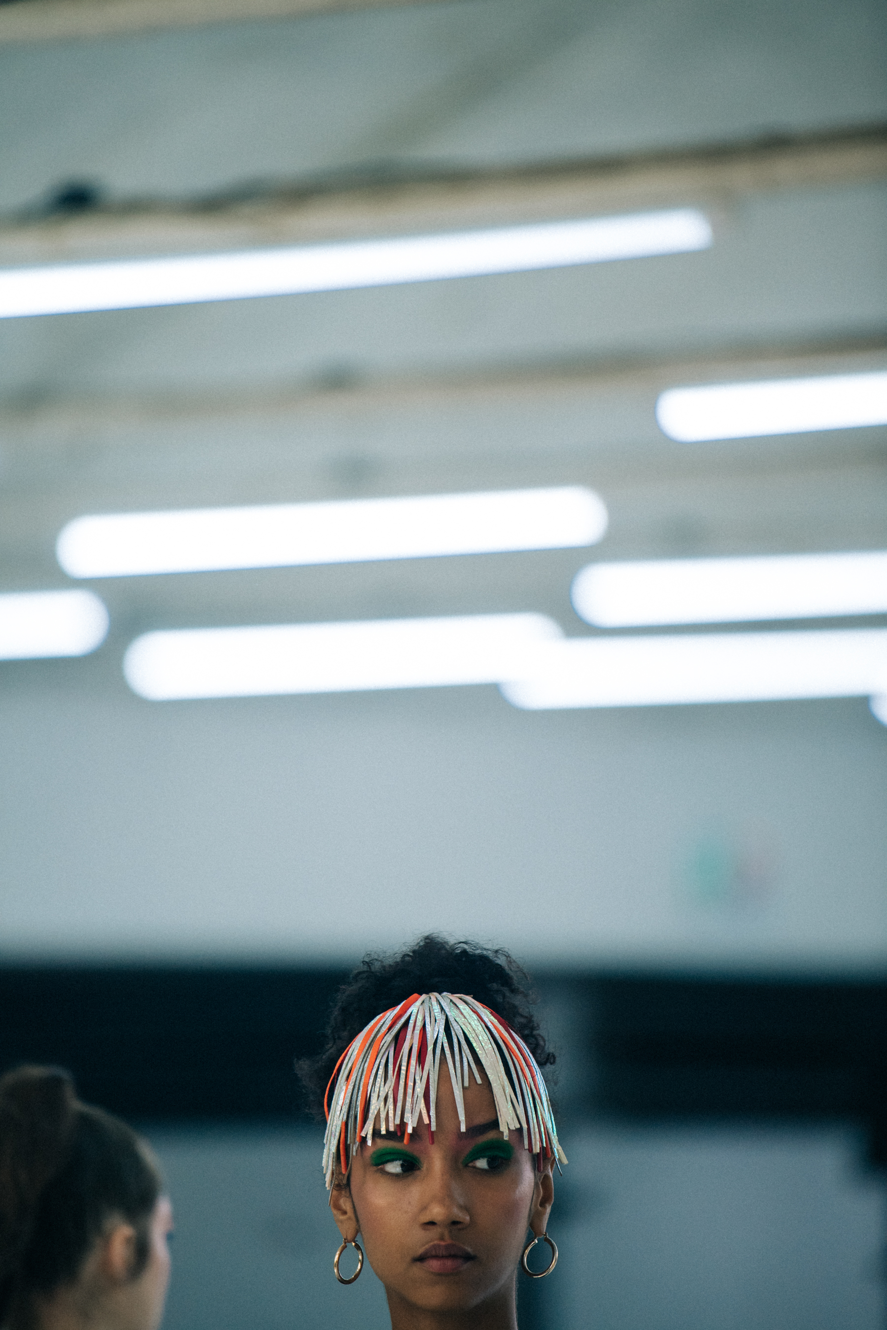 Aiden Curtis backstage at Byblos