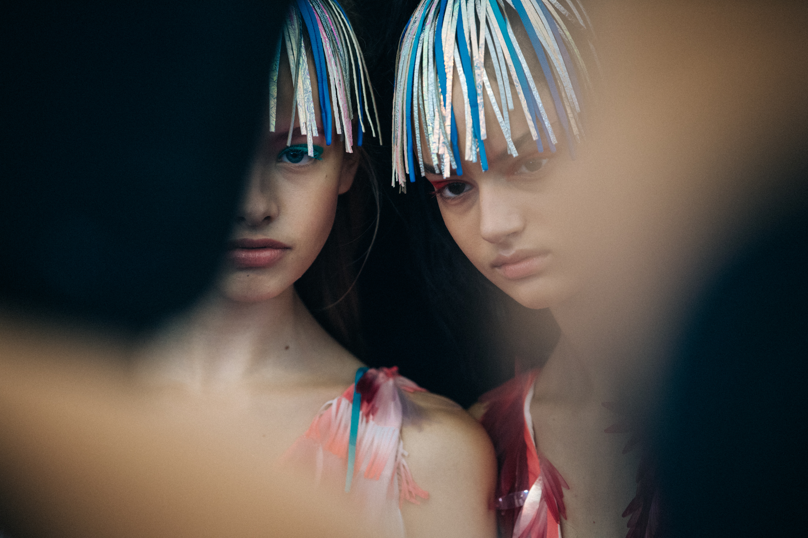 Models wearing Byblos dresses