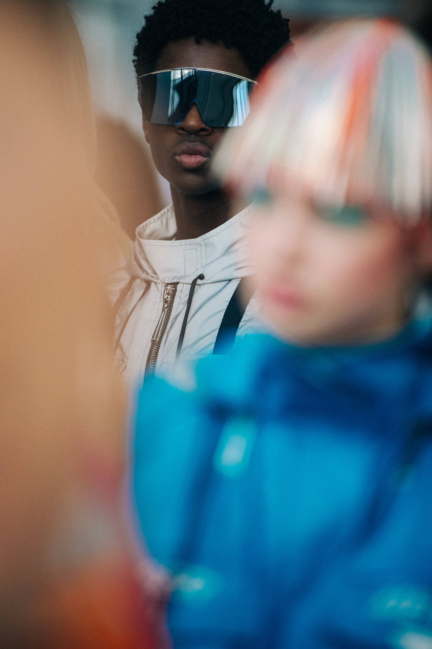 Alton Mason backstage at Byblos