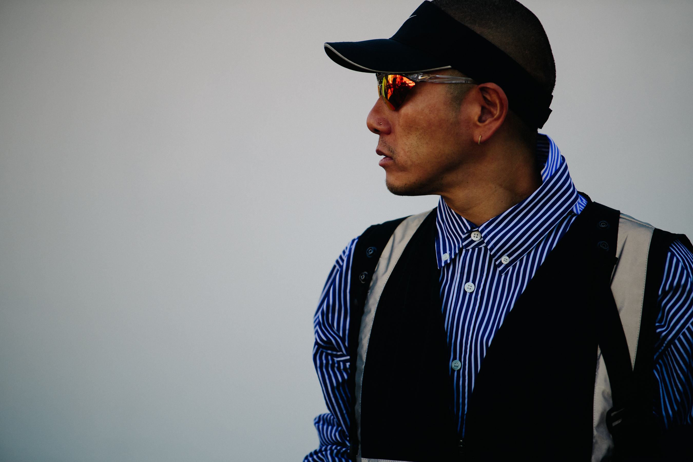 Japanese man wearing Nike sunglasses