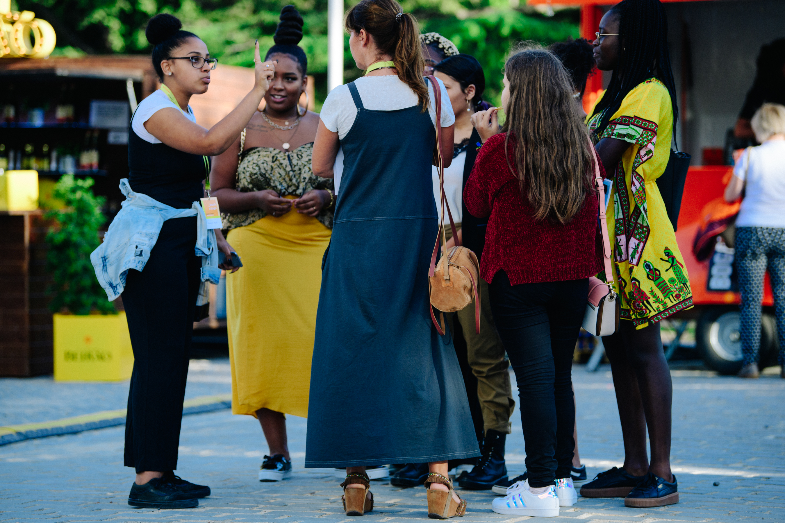 Group of women at fashion show