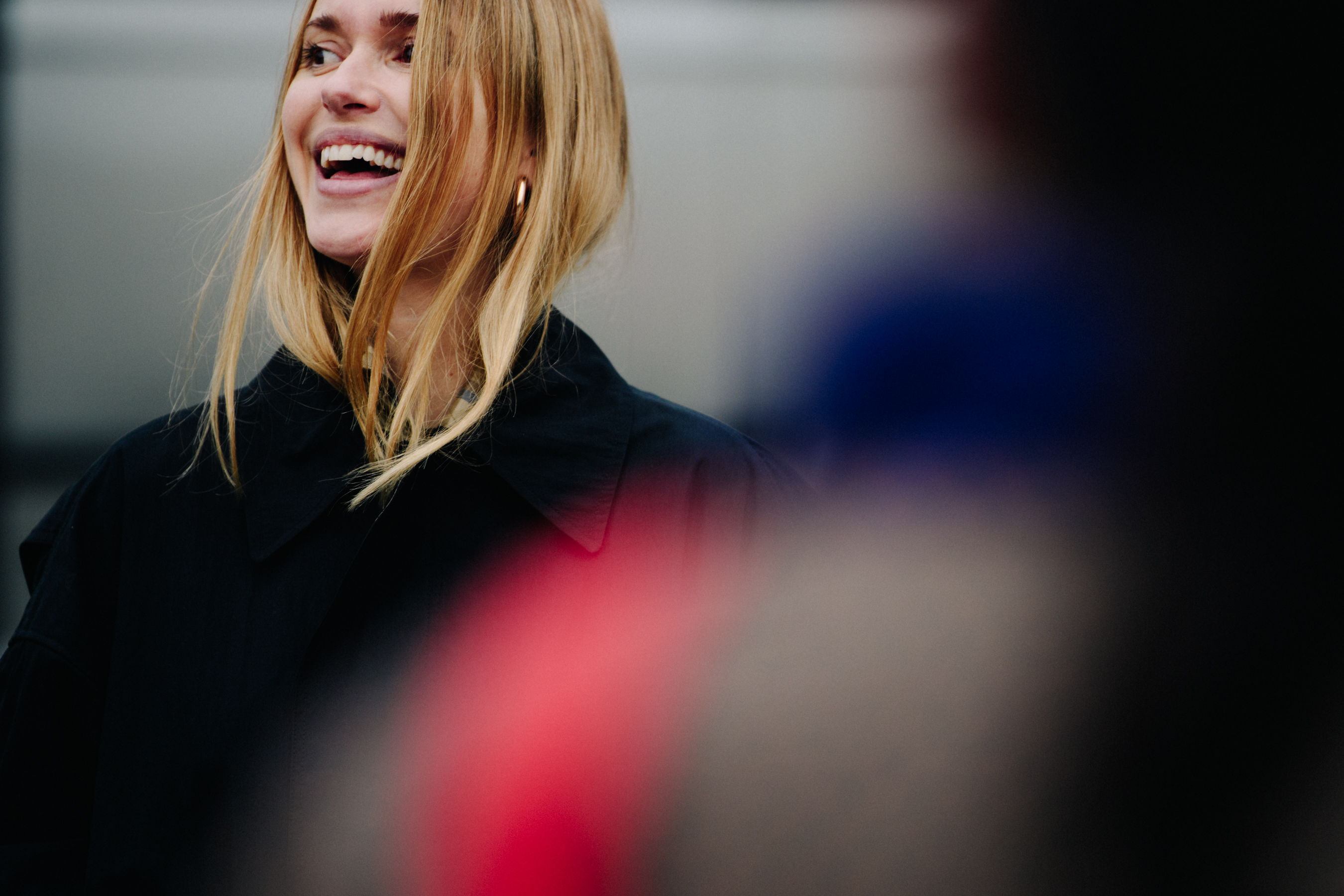 Danish blogger wearing black