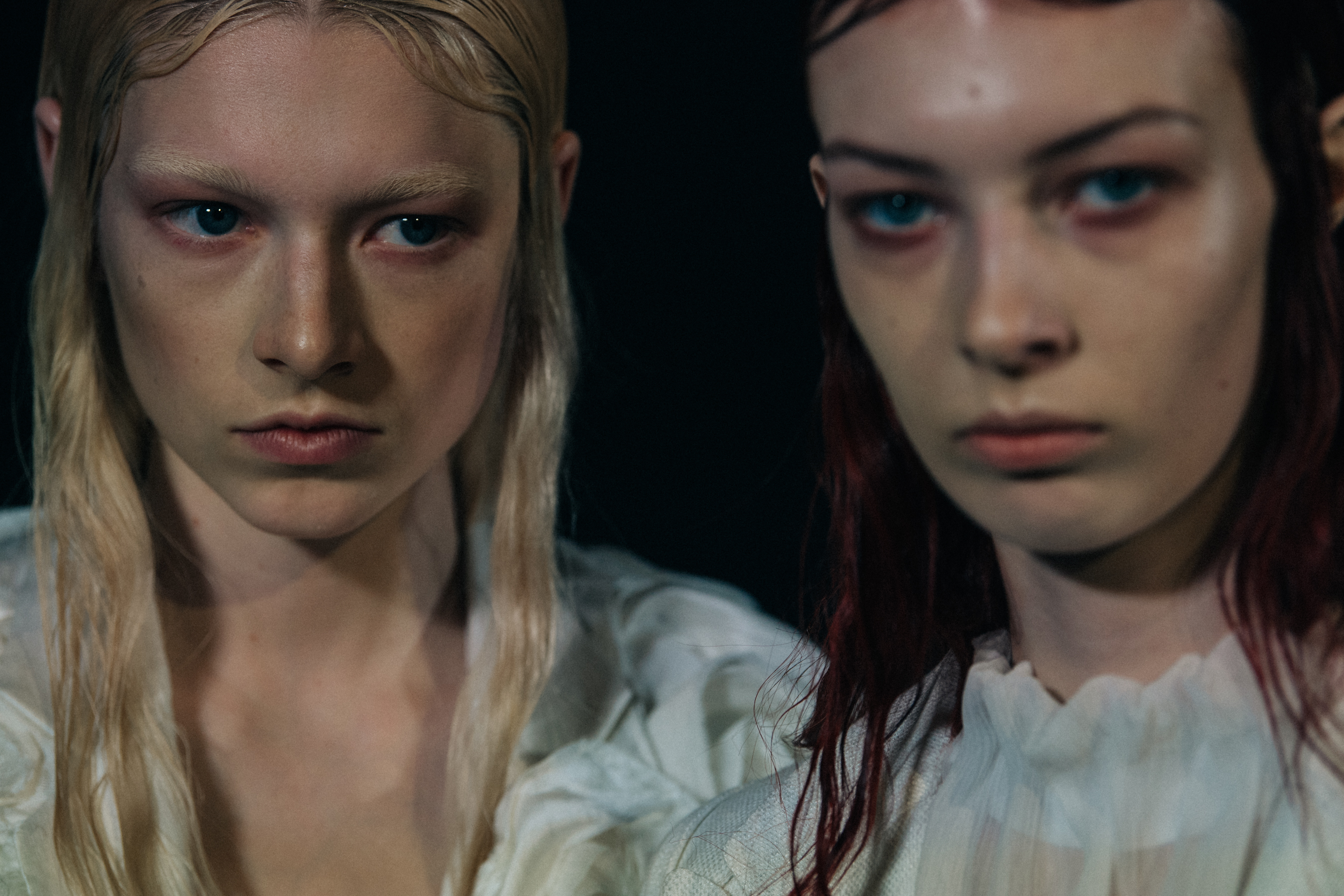 Remington Williams backstage at Ann Demeulemeester