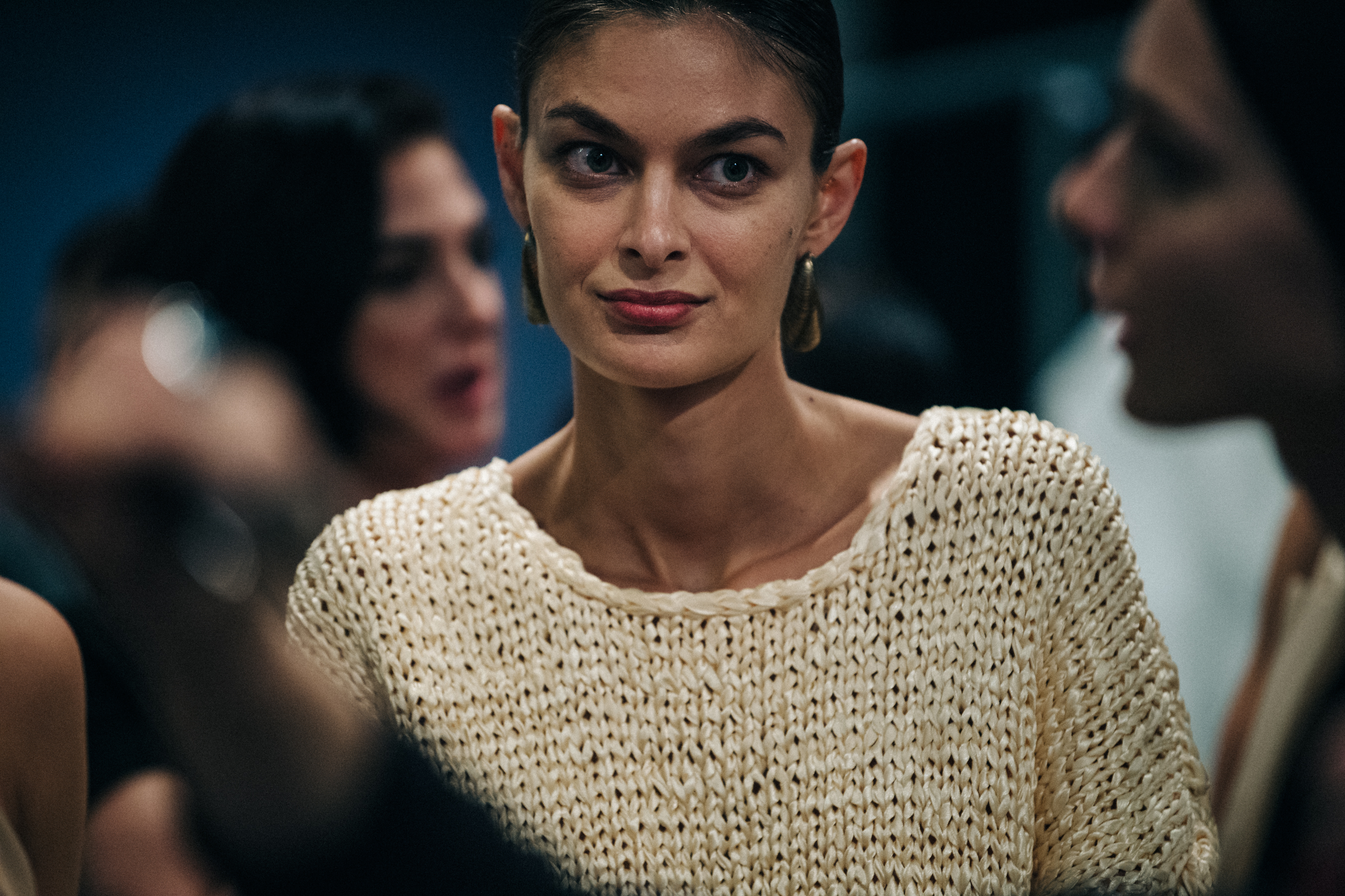 Models wearing white Bevza dresses