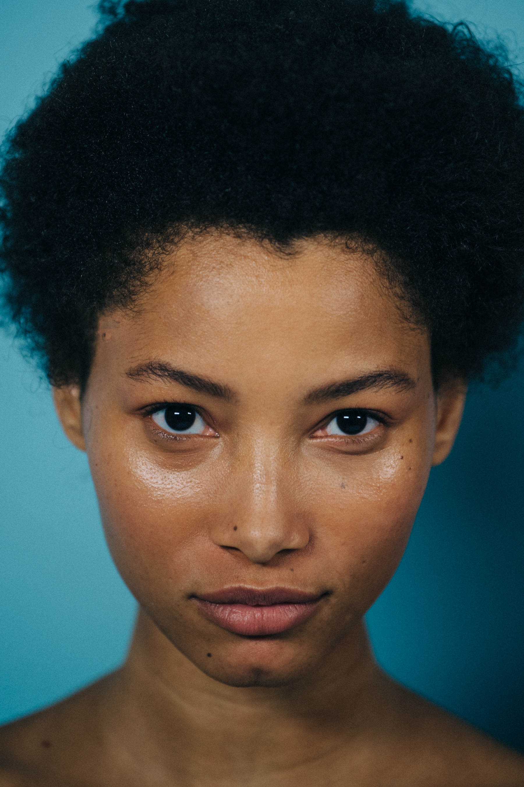 Lineisy Montero Feliz backstage at Carolina Herrera