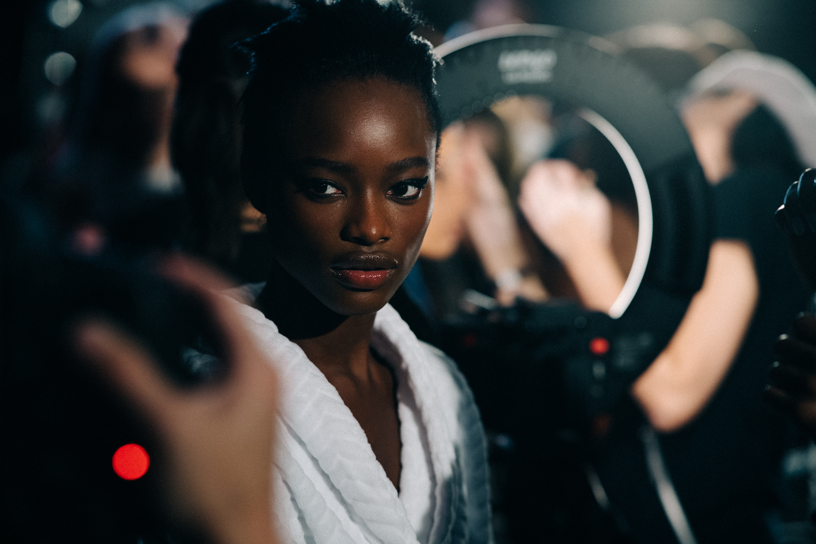 Tom Ford backstage NYFW SS18