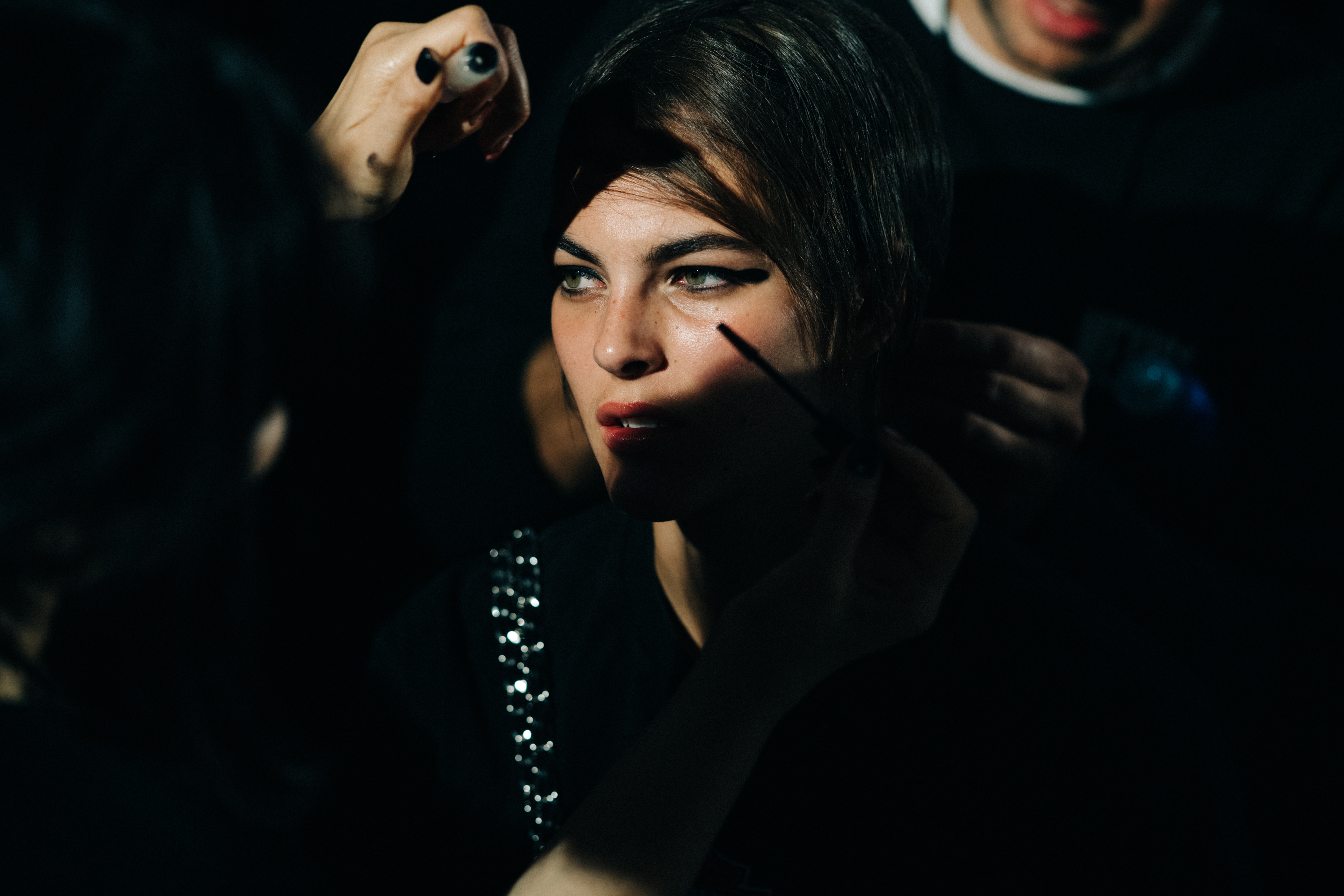 Tom Ford backstage NYFW SS18