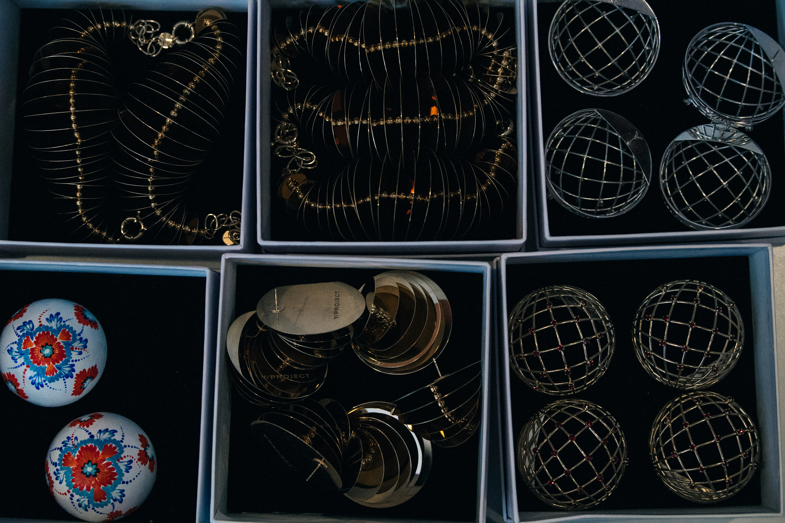 Jewellery backstage at Y/Project