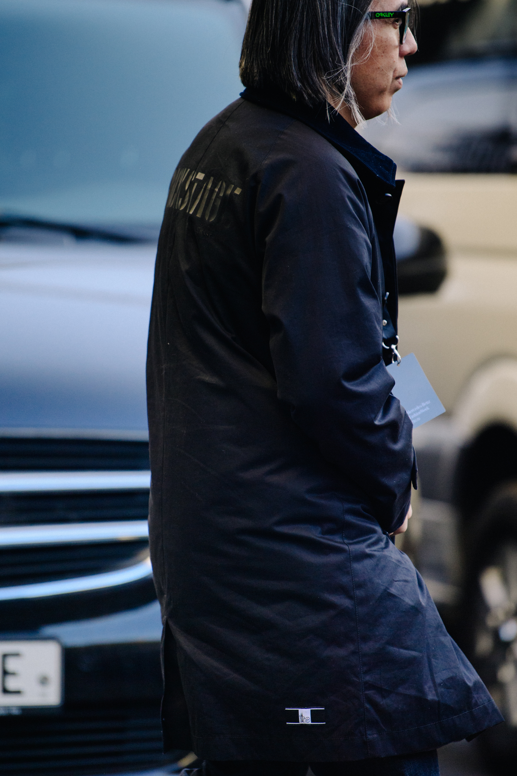 Japanese man wearing all black