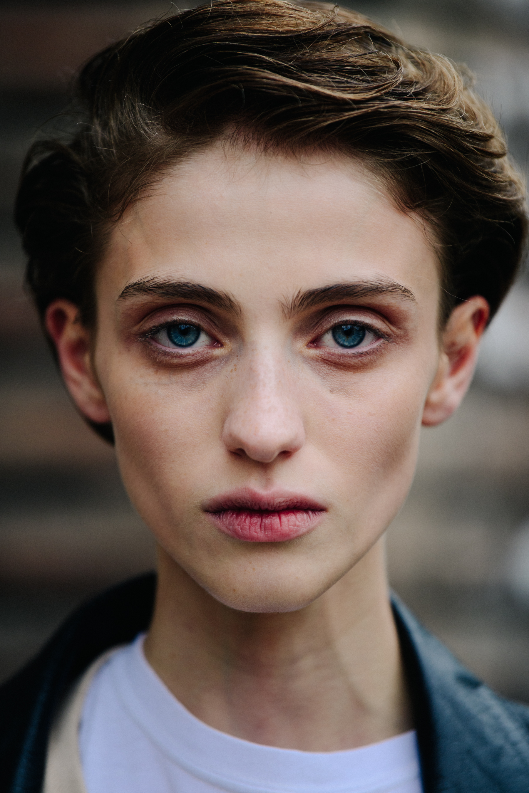 Portrait of young Georgian model