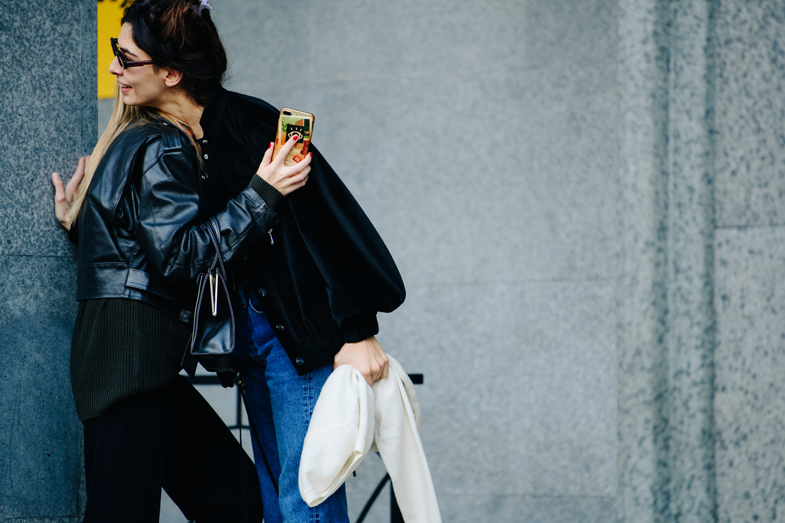 Two women hugging