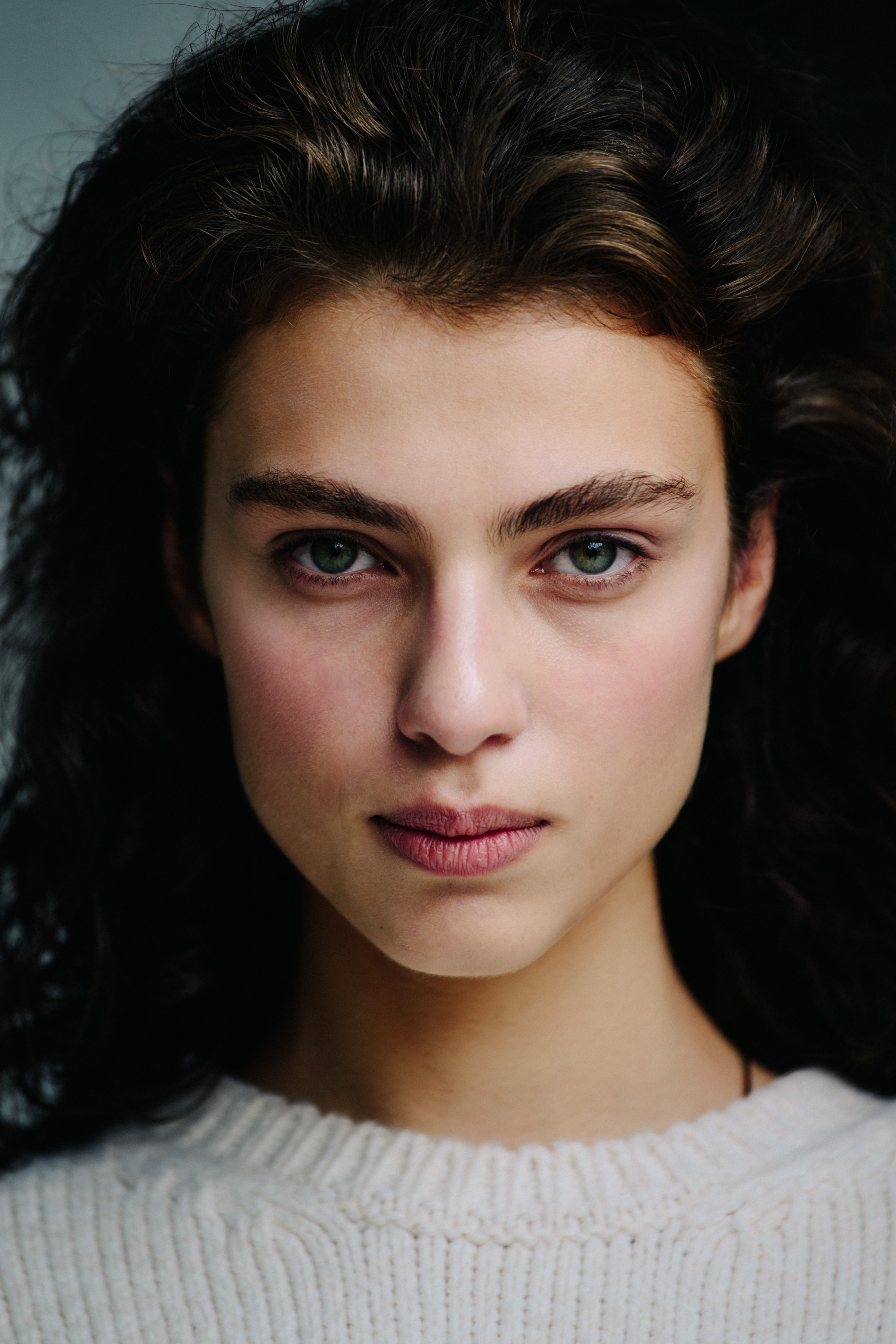 Portrait of young Georgian model