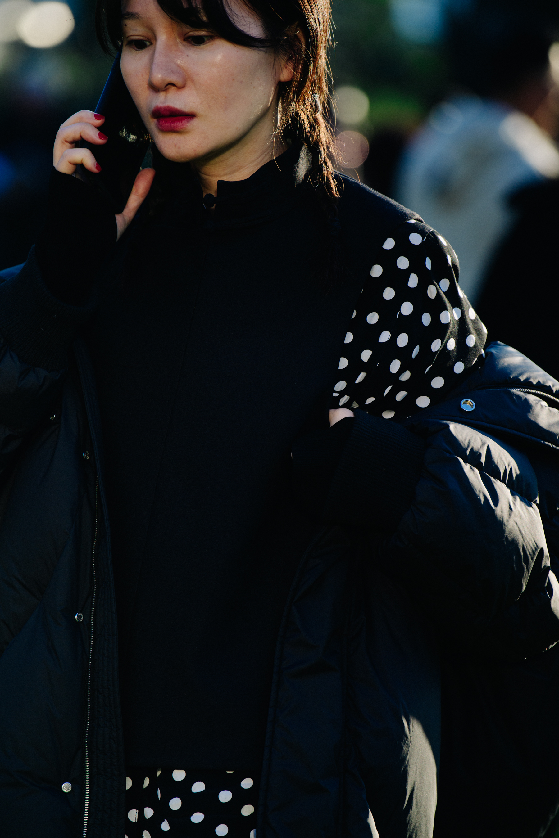 Woman wearing Christian Dior outfit