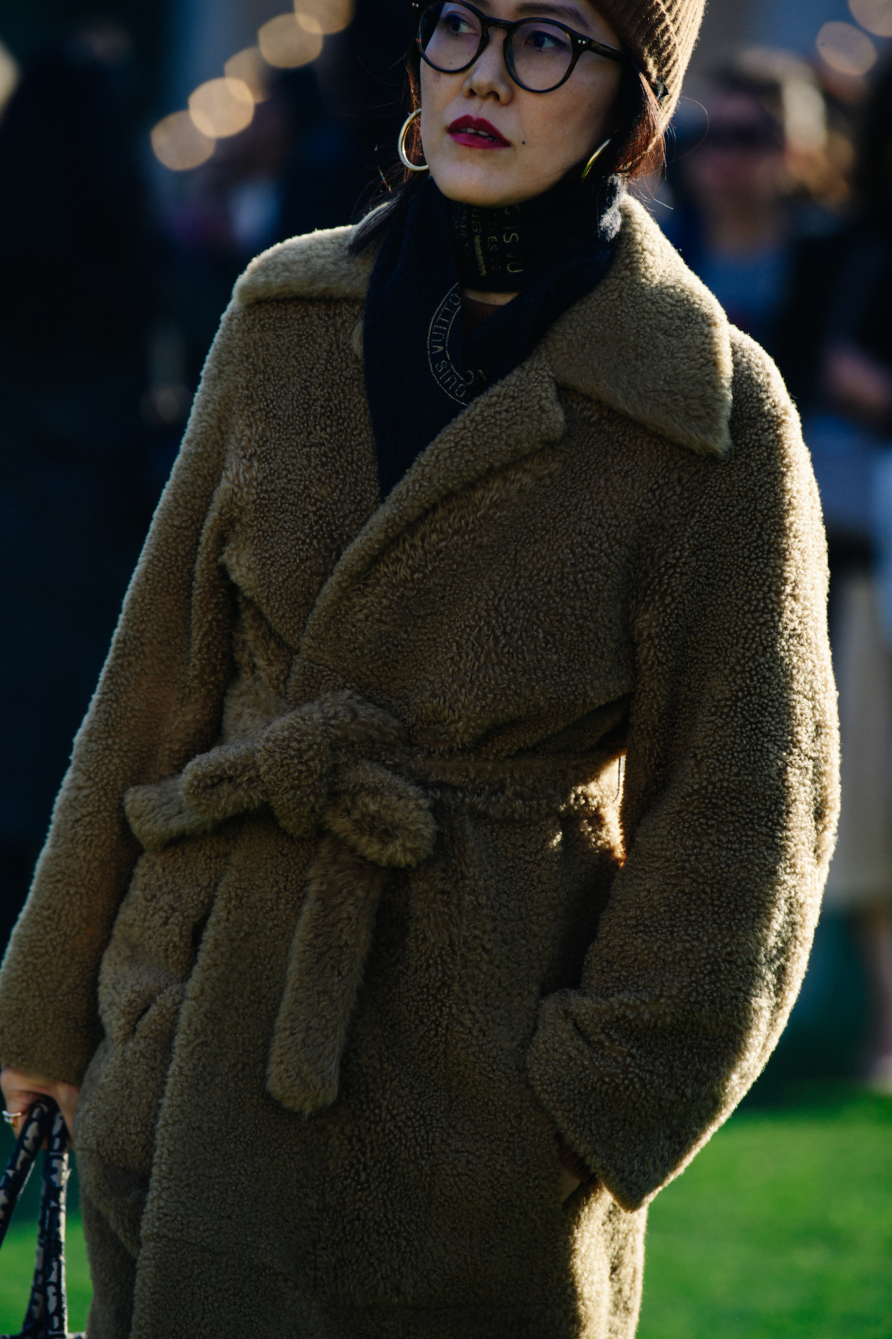 Woman wearing Christian Dior outfit