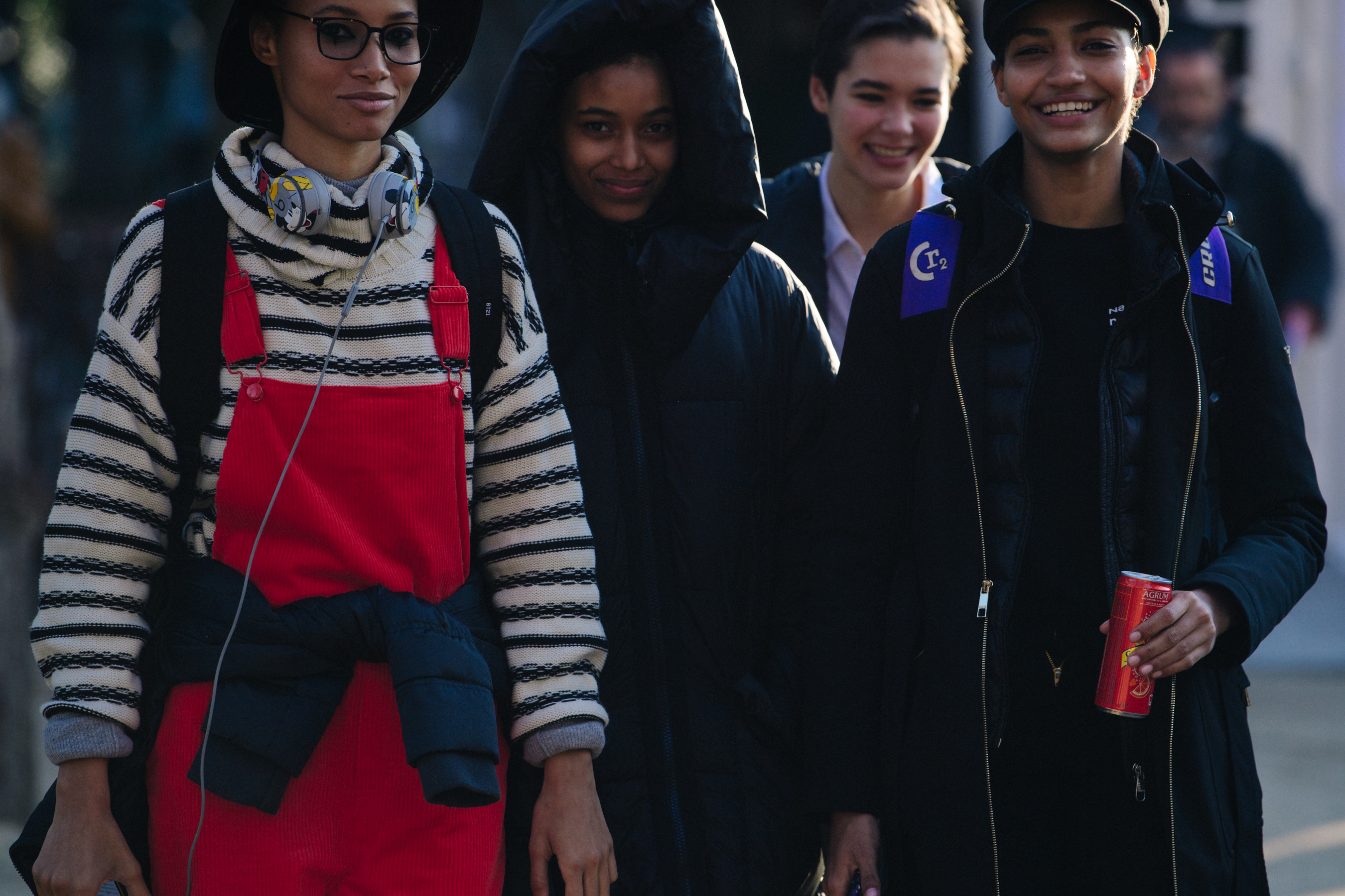 Models after Christian Dior show