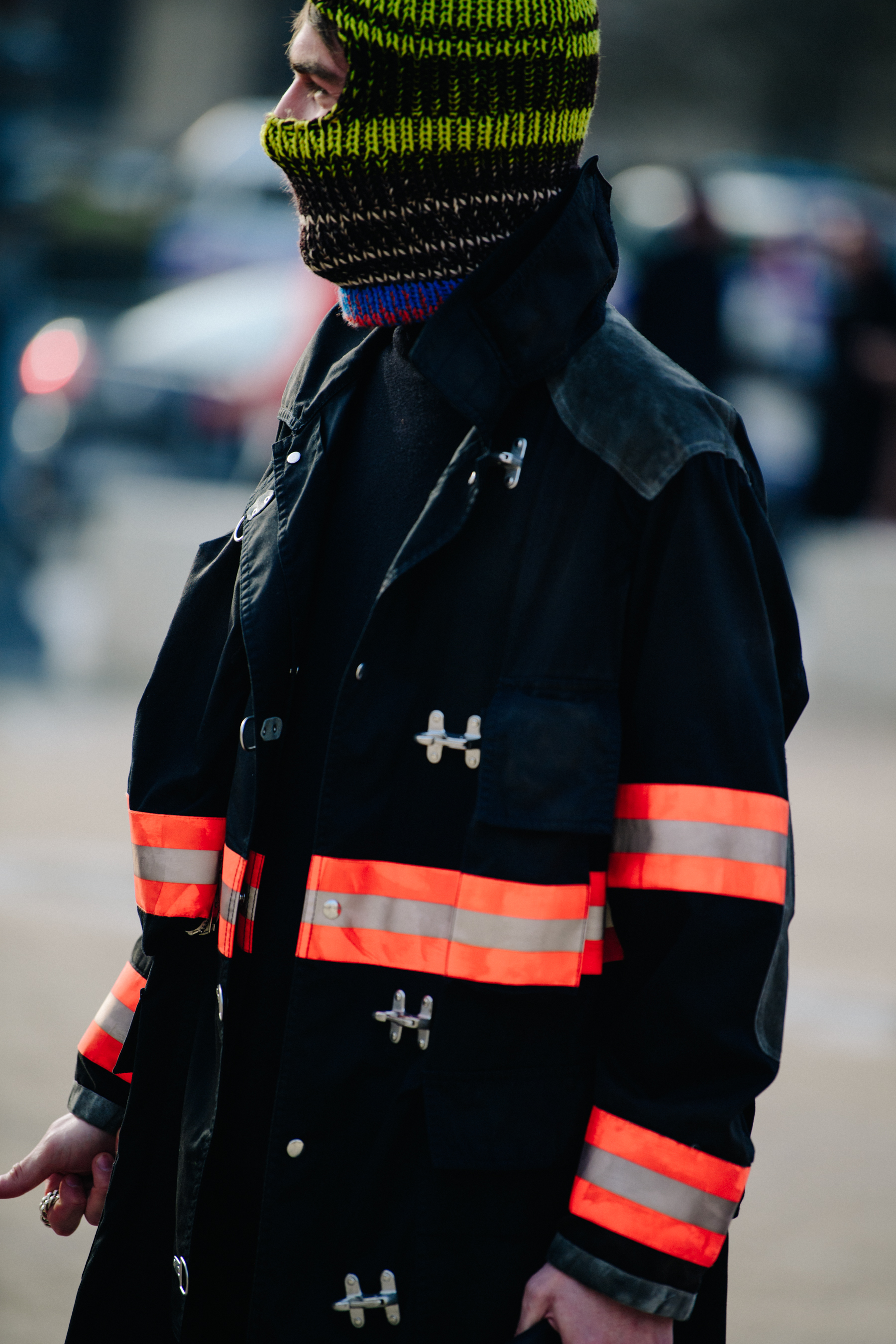 Man wearing balaclava